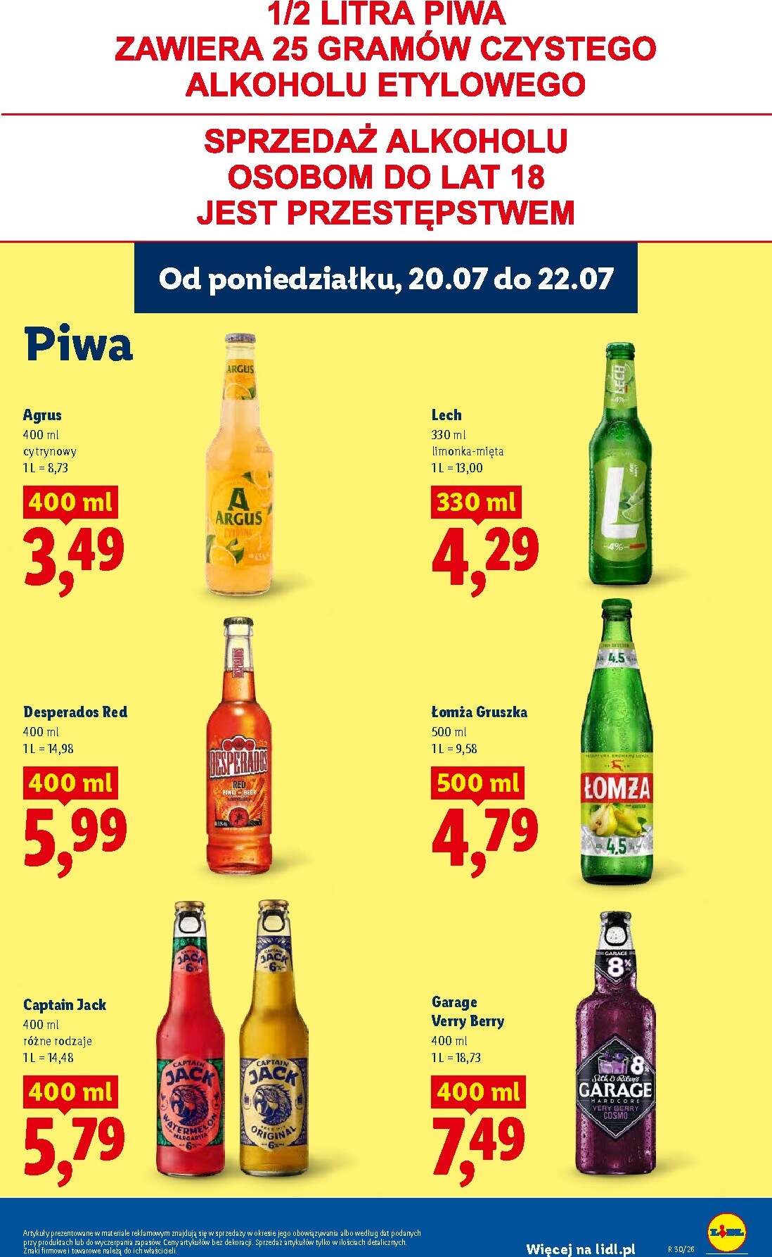 lidl - Aktualna gazetka Lidl - Gazetka ważna od 20.07 do 22.07 ważna od 20.07.2026 do 22.07.2026 - page: 79