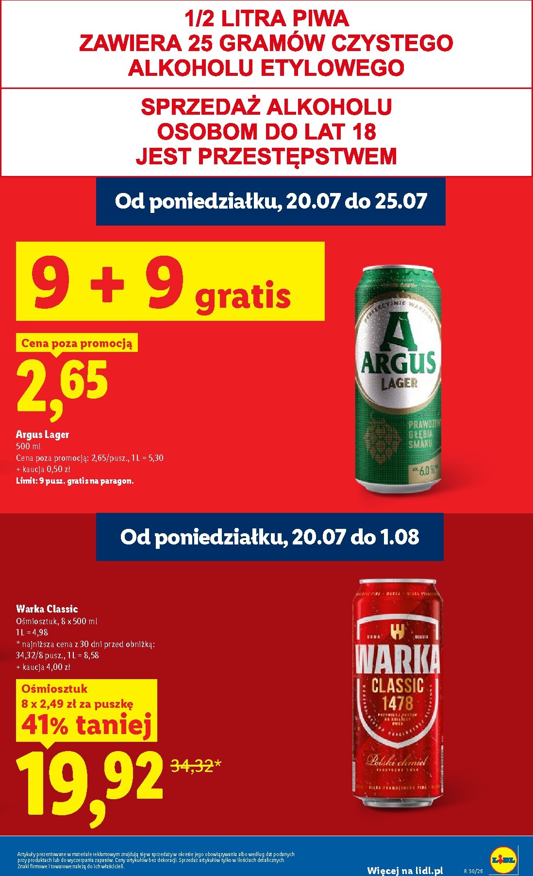 lidl - Aktualna gazetka Lidl - Gazetka ważna od 20.07 do 22.07 ważna od 20.07.2026 do 22.07.2026 - page: 23