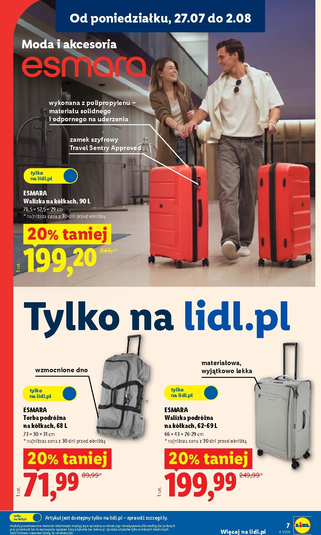 lidl - Nowa gazetka Lidl ważna od 27.07.2026 do 01.08.2026 - page: 7