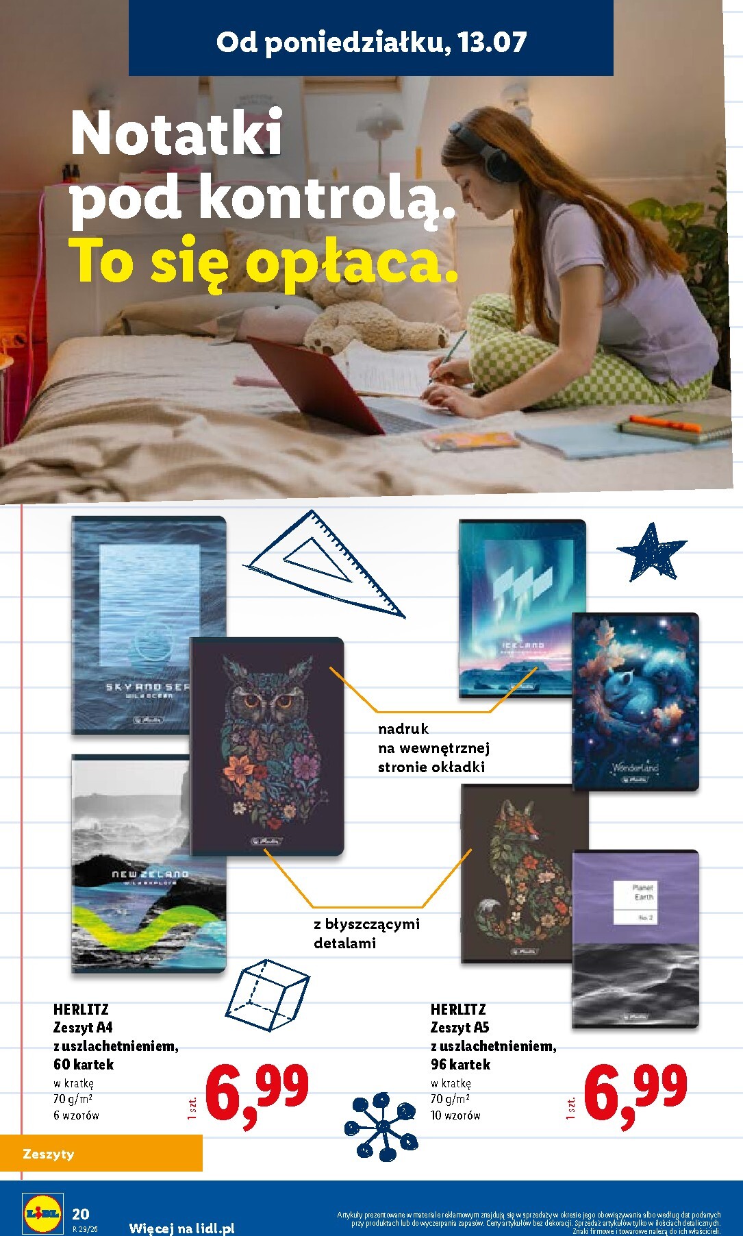 lidl - Aktualna gazetka Lidl - Kompletna wyprawka w megacenach ważna od 09.07.2026 do 30.09.2026 - page: 20
