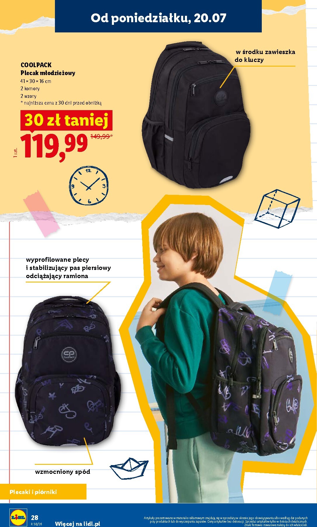 lidl - Aktualna gazetka Lidl - Kompletna wyprawka w megacenach ważna od 09.07.2026 do 30.09.2026 - page: 28