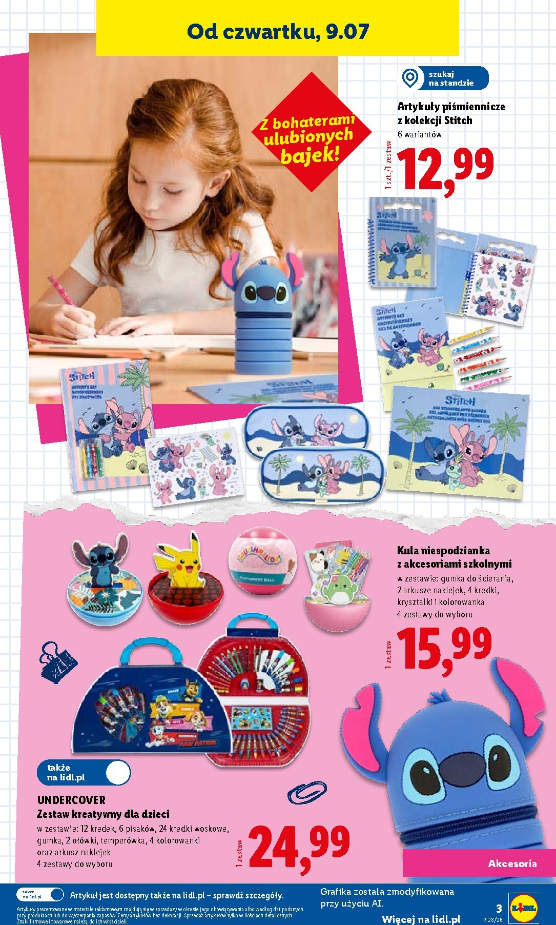 lidl - Aktualna gazetka Lidl - Kompletna wyprawka w megacenach ważna od 09.07.2026 do 30.09.2026 - page: 3