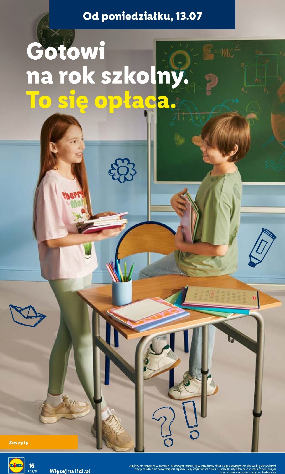lidl - Aktualna gazetka Lidl - Kompletna wyprawka w megacenach ważna od 09.07.2026 do 30.09.2026 - page: 16