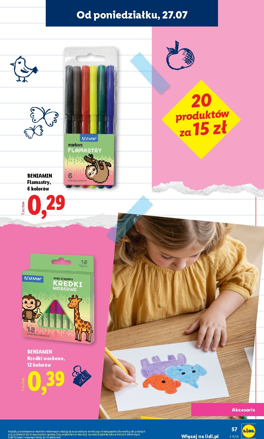 lidl - Aktualna gazetka Lidl - Kompletna wyprawka w megacenach ważna od 09.07.2026 do 30.09.2026 - page: 57