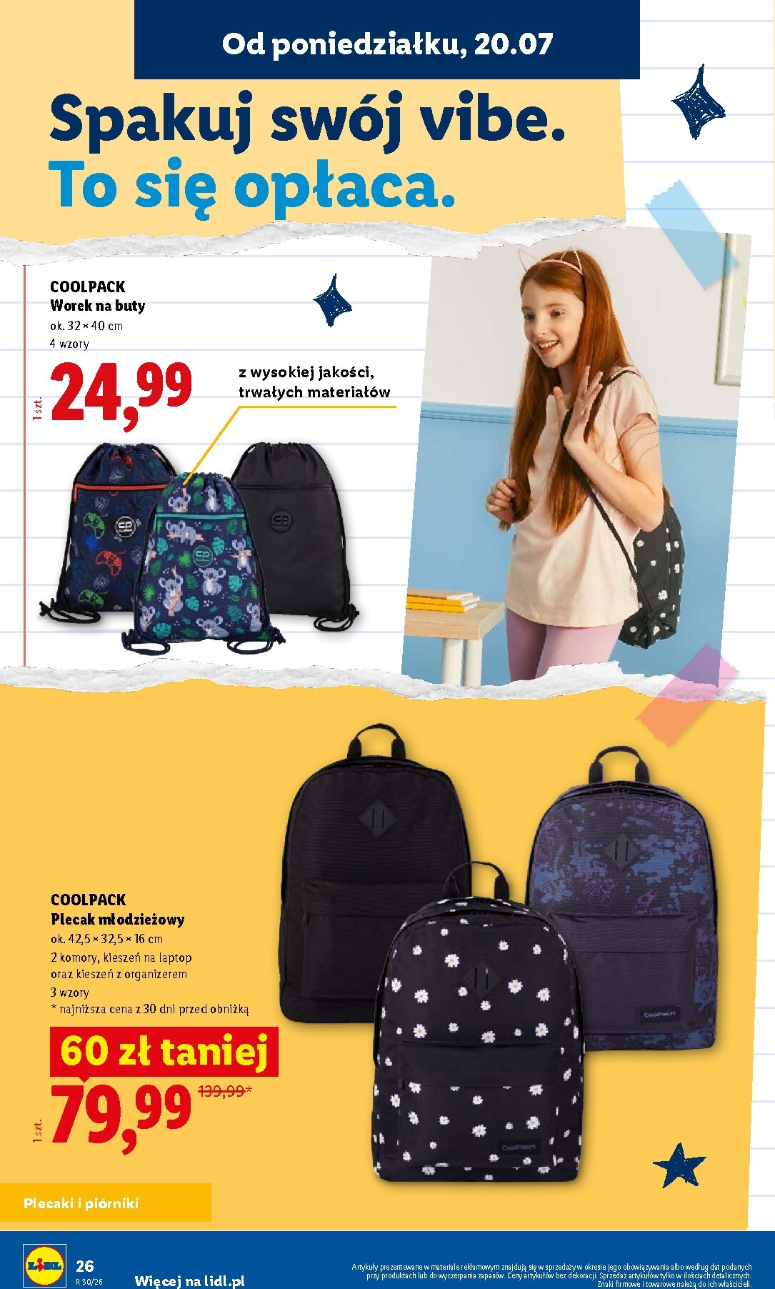 lidl - Aktualna gazetka Lidl - Kompletna wyprawka w megacenach ważna od 09.07.2026 do 30.09.2026 - page: 26