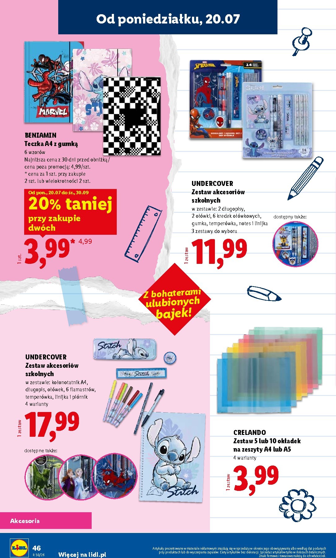lidl - Aktualna gazetka Lidl - Kompletna wyprawka w megacenach ważna od 09.07.2026 do 30.09.2026 - page: 46