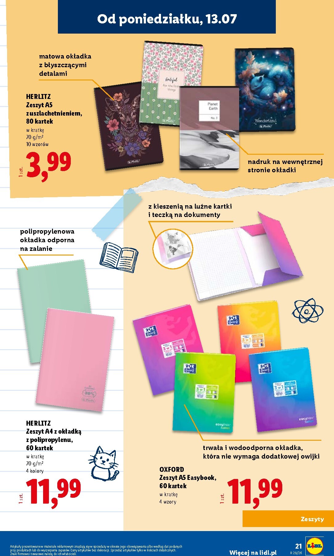 lidl - Aktualna gazetka Lidl - Kompletna wyprawka w megacenach ważna od 09.07.2026 do 30.09.2026 - page: 21