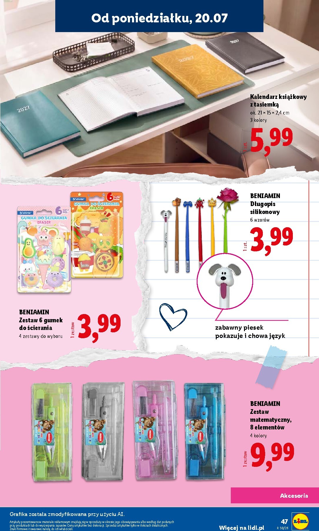 lidl - Aktualna gazetka Lidl - Kompletna wyprawka w megacenach ważna od 09.07.2026 do 30.09.2026 - page: 47
