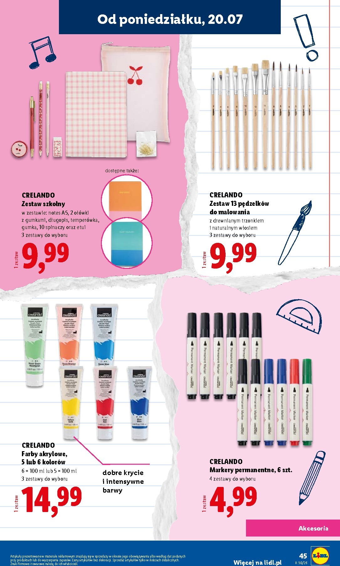 lidl - Aktualna gazetka Lidl - Kompletna wyprawka w megacenach ważna od 09.07.2026 do 30.09.2026 - page: 45