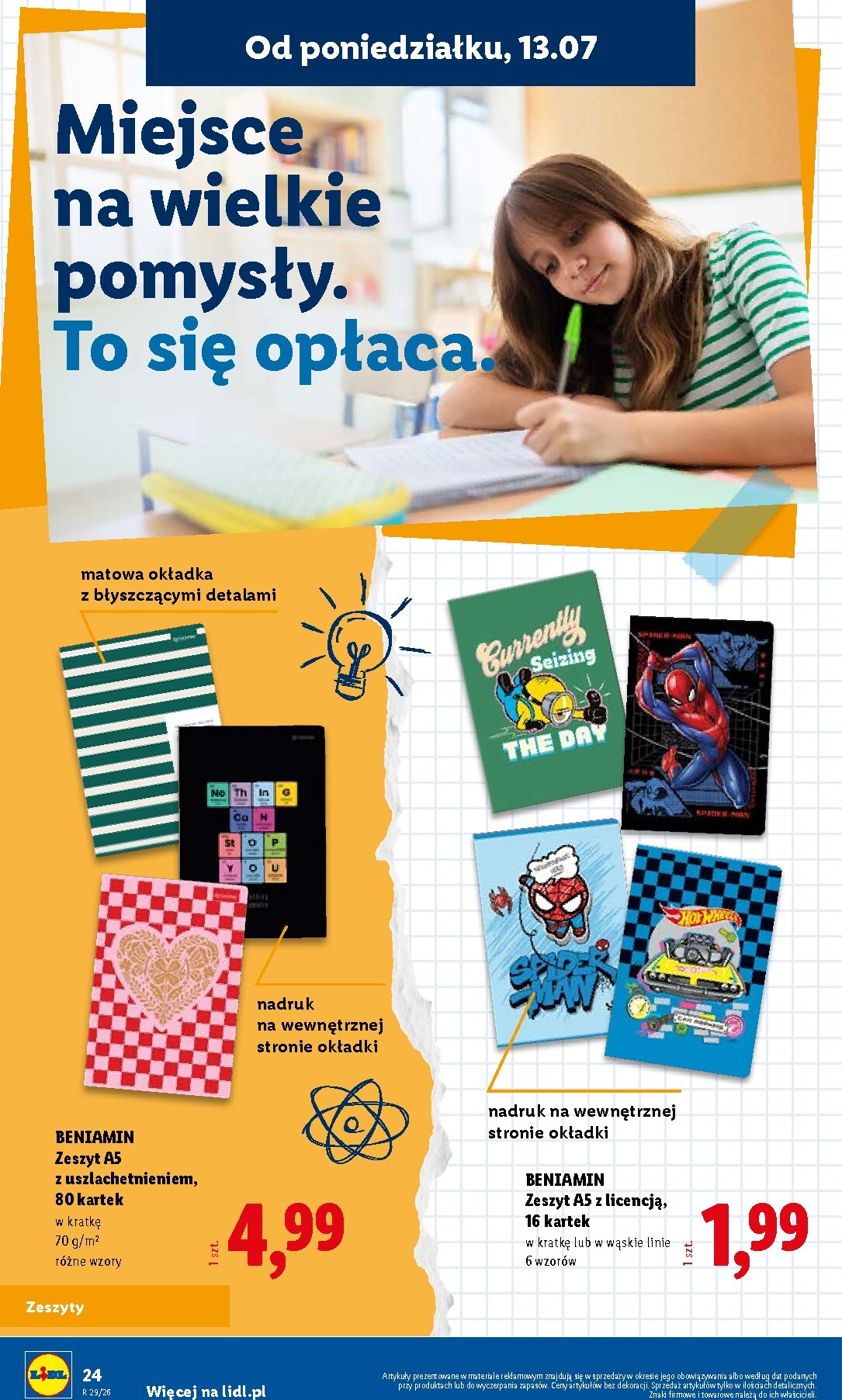 lidl - Aktualna gazetka Lidl - Kompletna wyprawka w megacenach ważna od 09.07.2026 do 30.09.2026 - page: 24