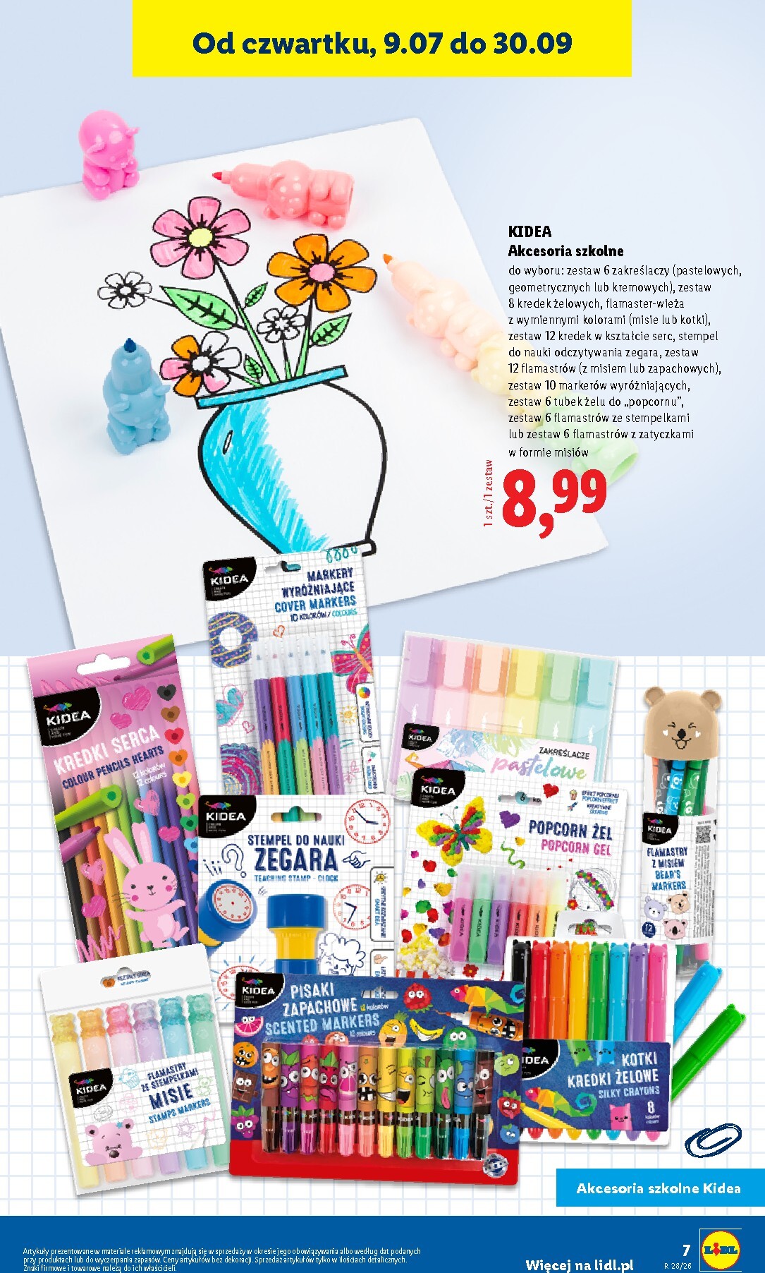 lidl - Aktualna gazetka Lidl - Kompletna wyprawka w megacenach ważna od 09.07.2026 do 30.09.2026 - page: 7