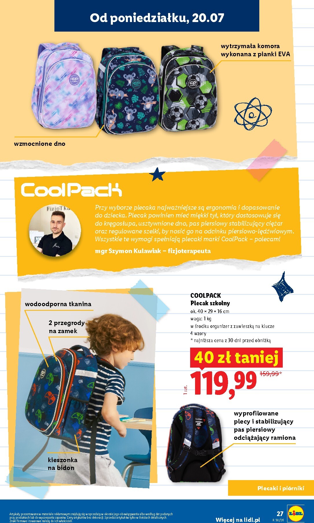 lidl - Aktualna gazetka Lidl - Kompletna wyprawka w megacenach ważna od 09.07.2026 do 30.09.2026 - page: 27