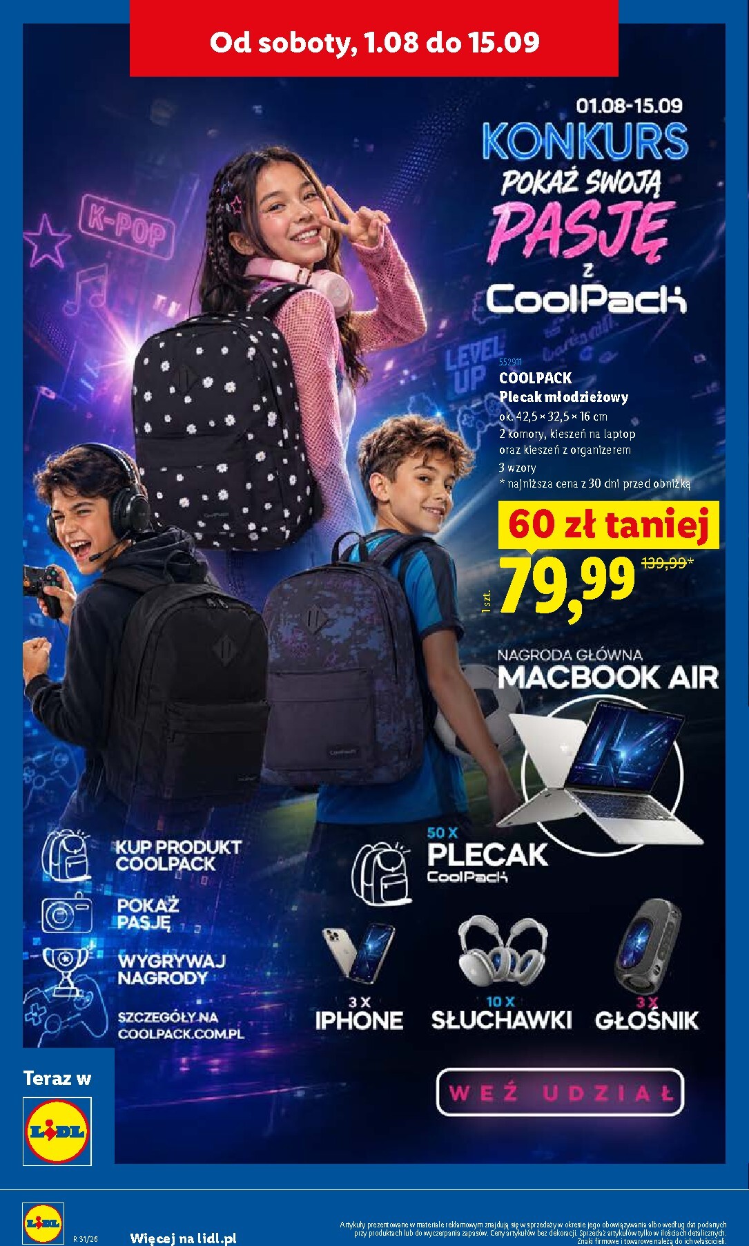 lidl - Aktualna gazetka Lidl - Kompletna wyprawka w megacenach ważna od 09.07.2026 do 30.09.2026 - page: 70