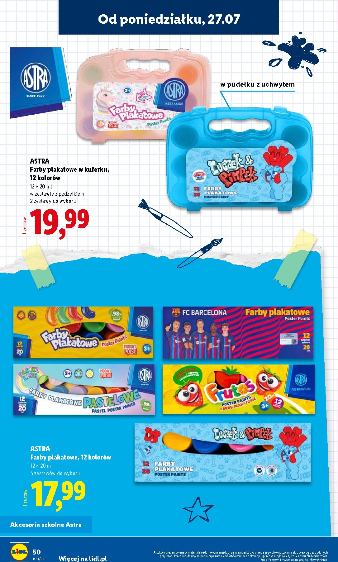 lidl - Aktualna gazetka Lidl - Kompletna wyprawka w megacenach ważna od 09.07.2026 do 30.09.2026 - page: 50