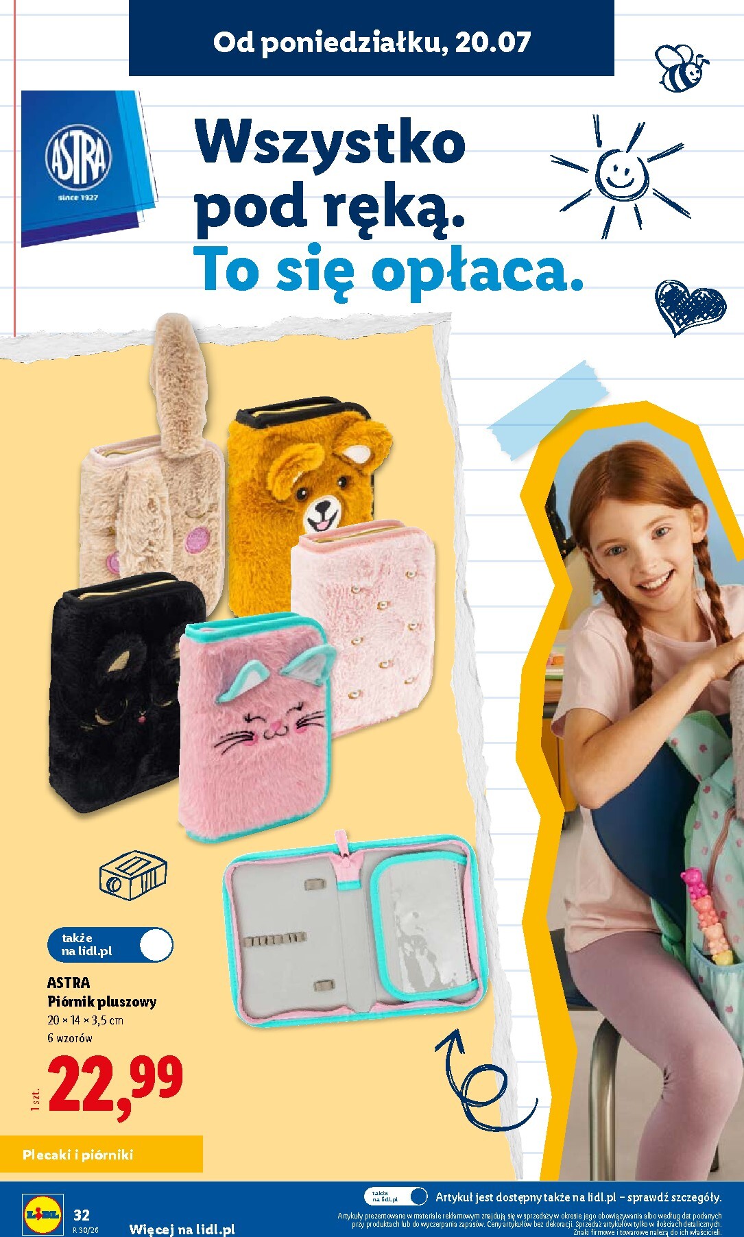 lidl - Aktualna gazetka Lidl - Kompletna wyprawka w megacenach ważna od 09.07.2026 do 30.09.2026 - page: 32
