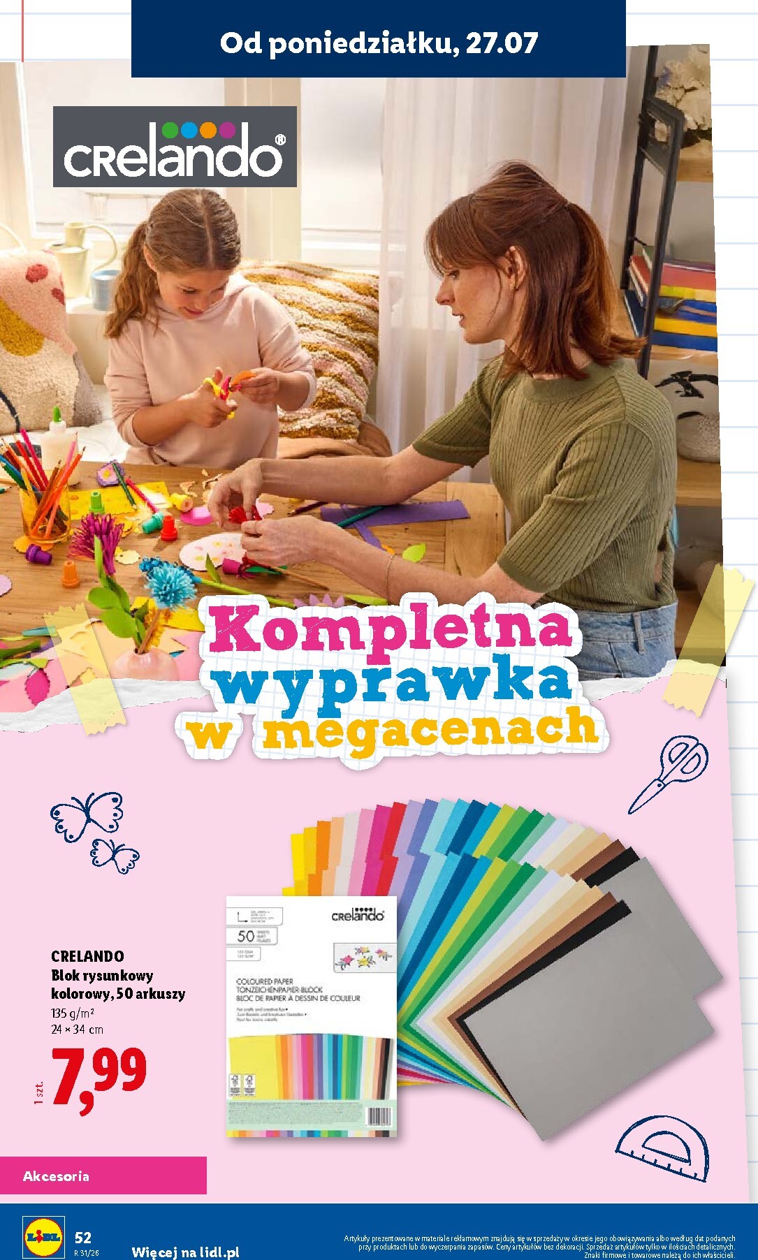 lidl - Aktualna gazetka Lidl - Kompletna wyprawka w megacenach ważna od 09.07.2026 do 30.09.2026 - page: 52