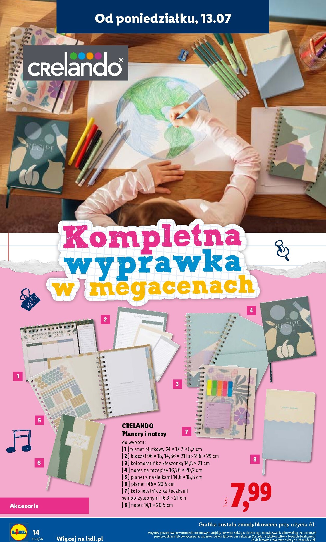 lidl - Aktualna gazetka Lidl - Kompletna wyprawka w megacenach ważna od 09.07.2026 do 30.09.2026 - page: 14