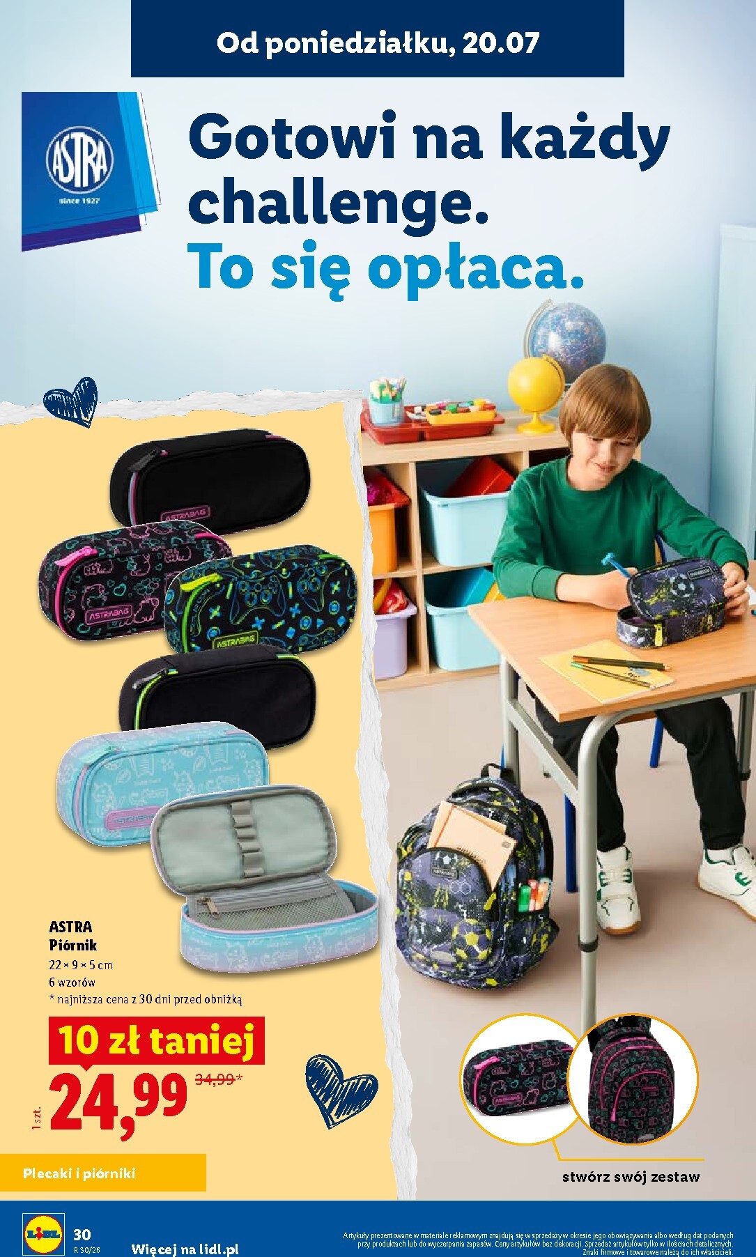 lidl - Aktualna gazetka Lidl - Kompletna wyprawka w megacenach ważna od 09.07.2026 do 30.09.2026 - page: 30