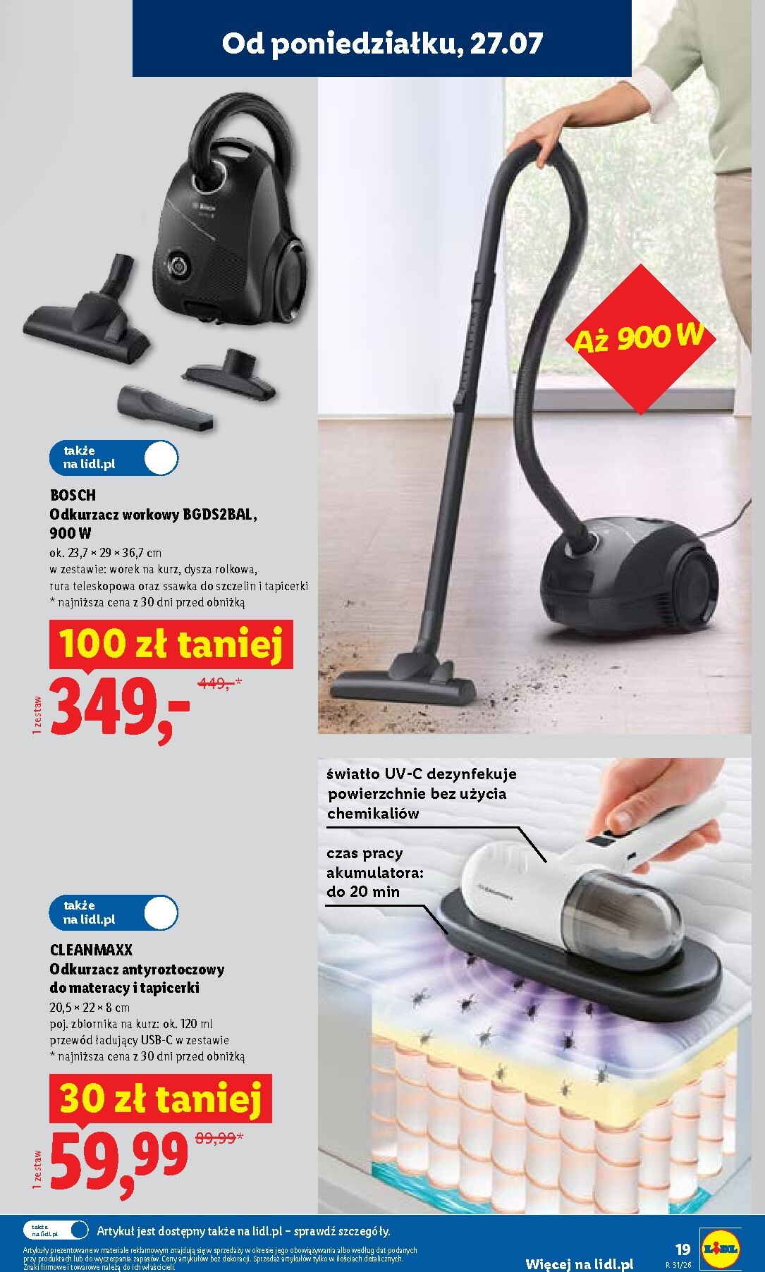 lidl - Aktualna gazetka Lidl ważna od 27.07.2026 do 01.08.2026 - page: 19