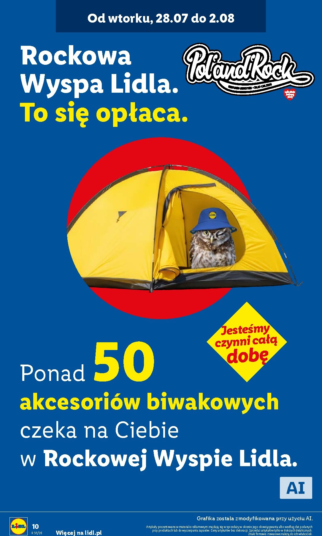 lidl - Aktualna gazetka Lidl - Pol'and'Rock ważna od 28.07.2026 do 01.08.2026 - page: 10