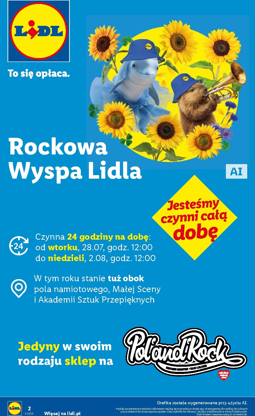lidl - Aktualna gazetka Lidl - Pol'and'Rock ważna od 28.07.2026 do 01.08.2026 - page: 2