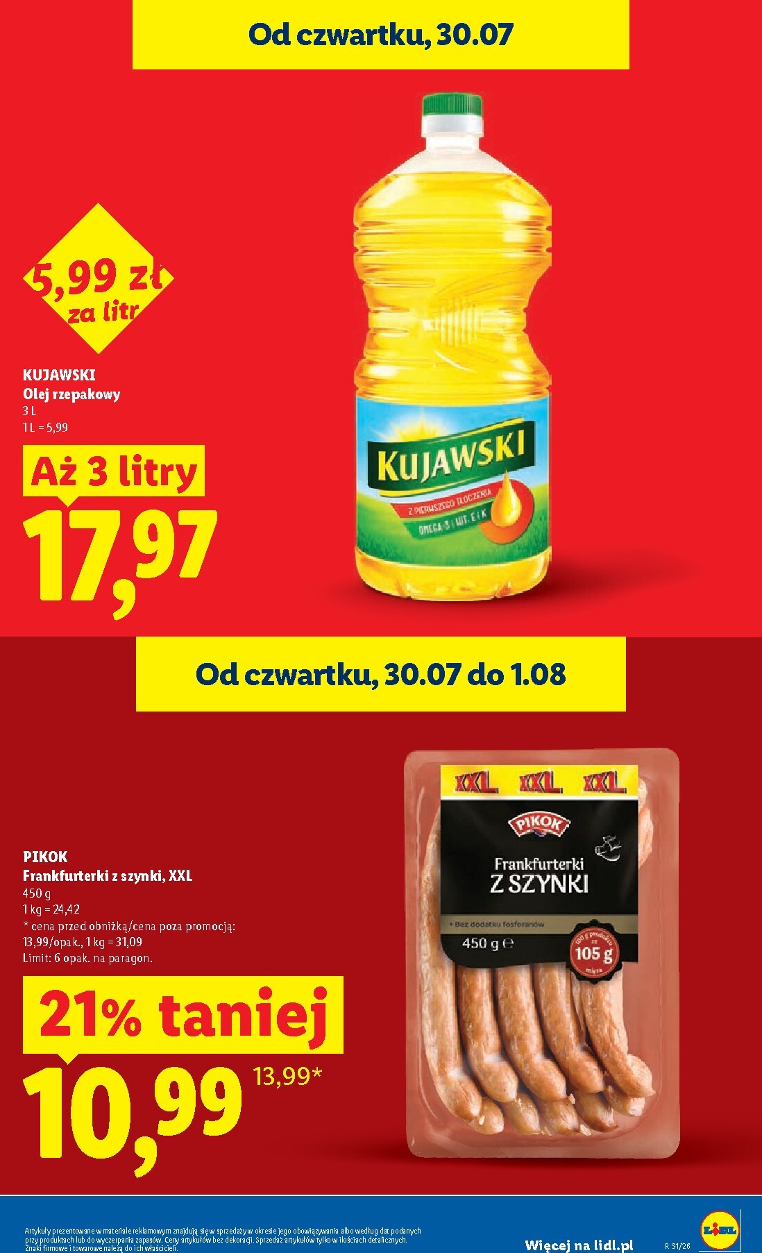 lidl - Aktualna gazetka Lidl ważna od 30.07.2026 do 01.08.2026 - page: 15