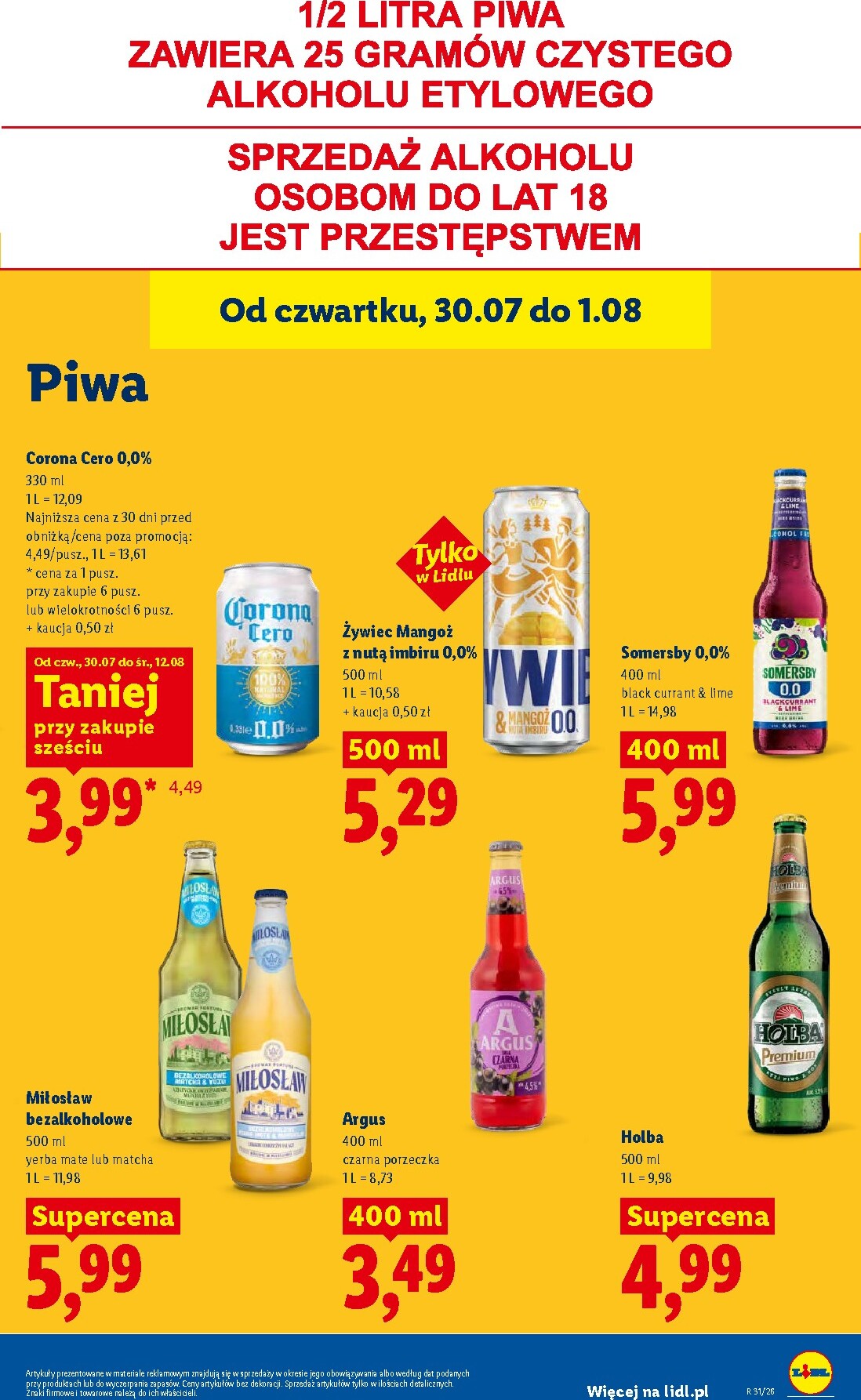 lidl - Aktualna gazetka Lidl ważna od 30.07.2026 do 01.08.2026 - page: 79