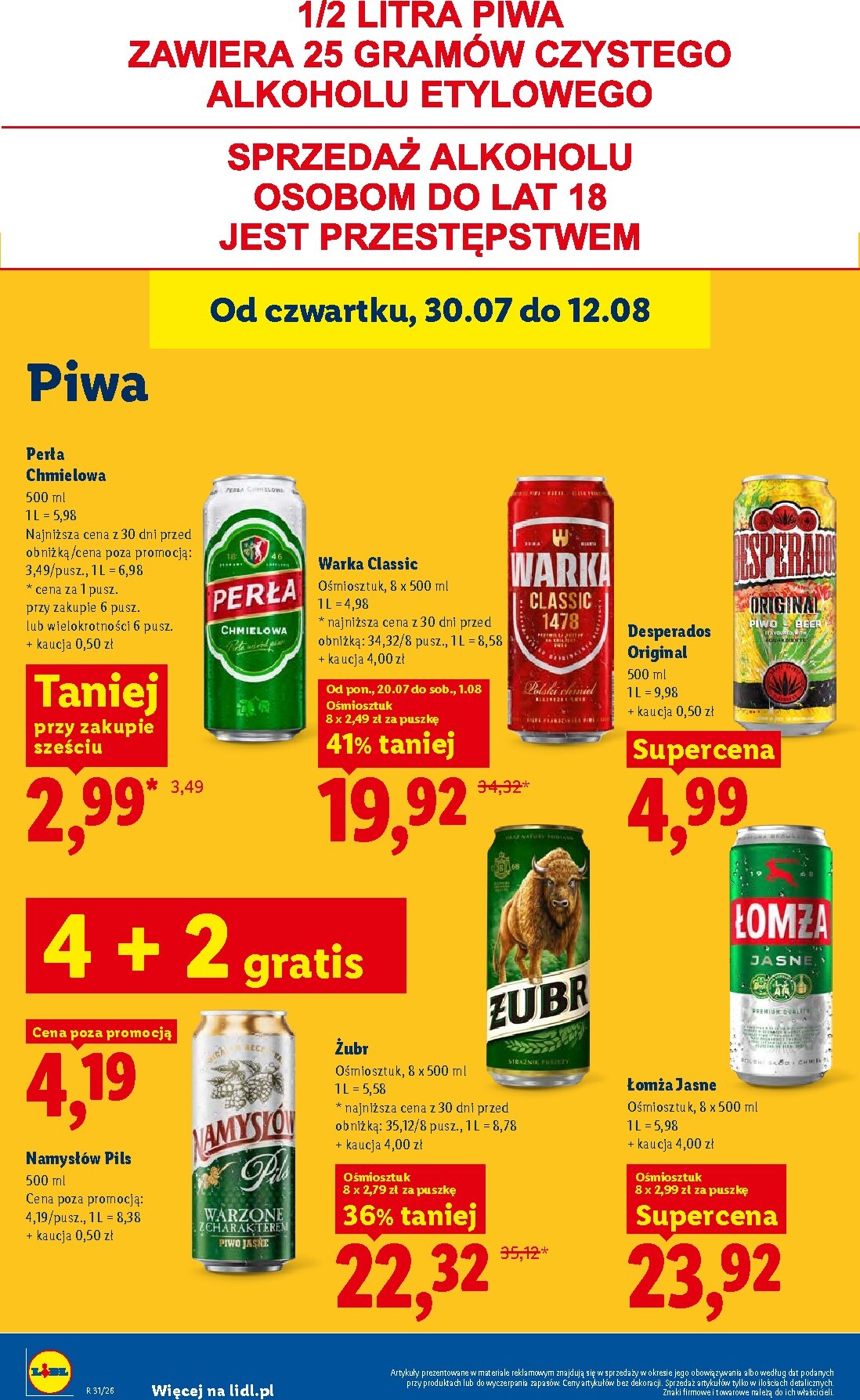 lidl - Aktualna gazetka Lidl ważna od 30.07.2026 do 01.08.2026 - page: 78