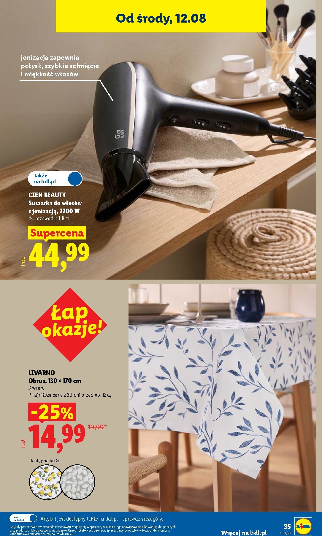lidl - Nowa gazetka Lidl - Okazje ważna od 10.08.2026 do 14.08.2026 - page: 45