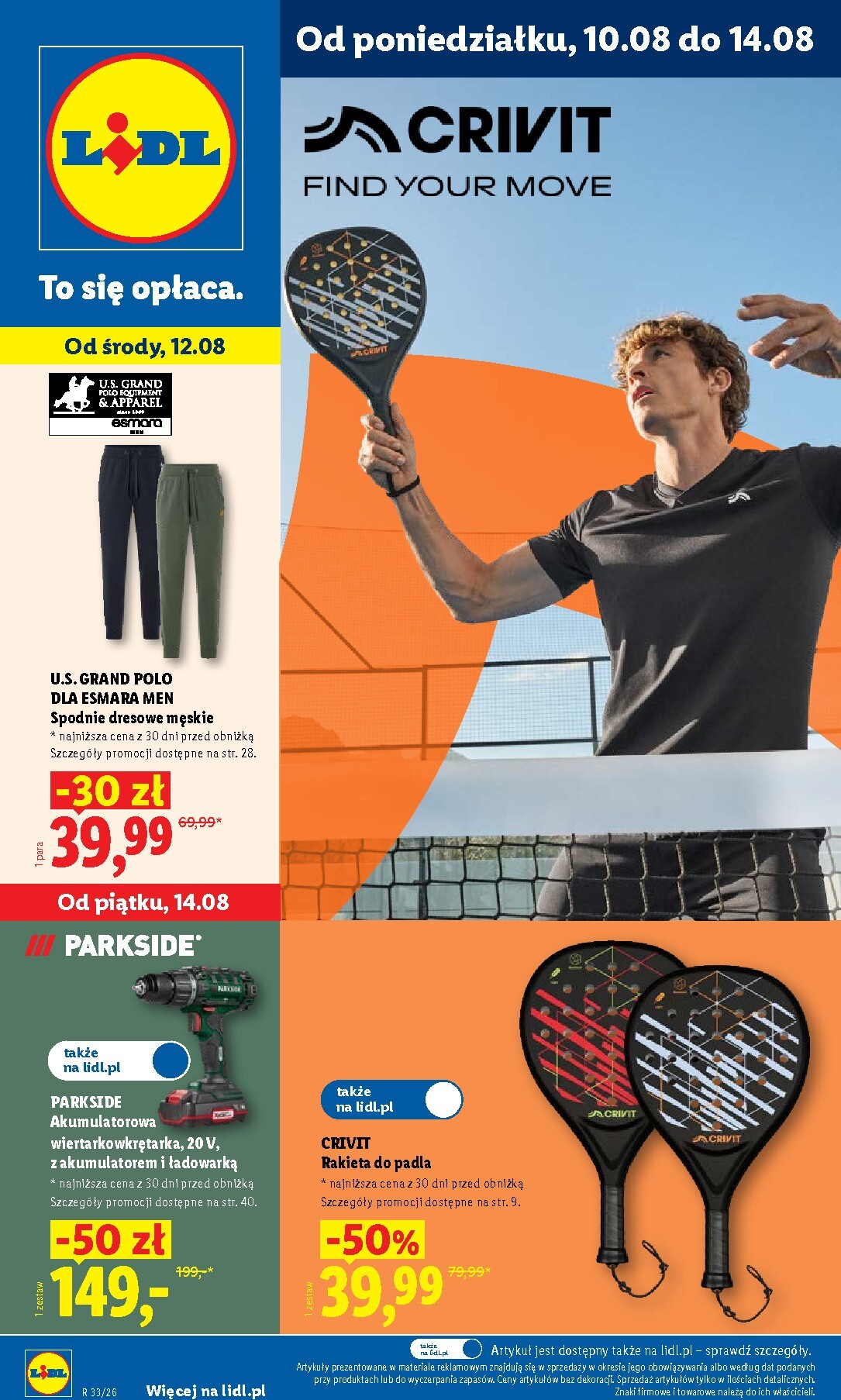 lidl - Nowa gazetka Lidl - Okazje ważna od 10.08.2026 do 14.08.2026