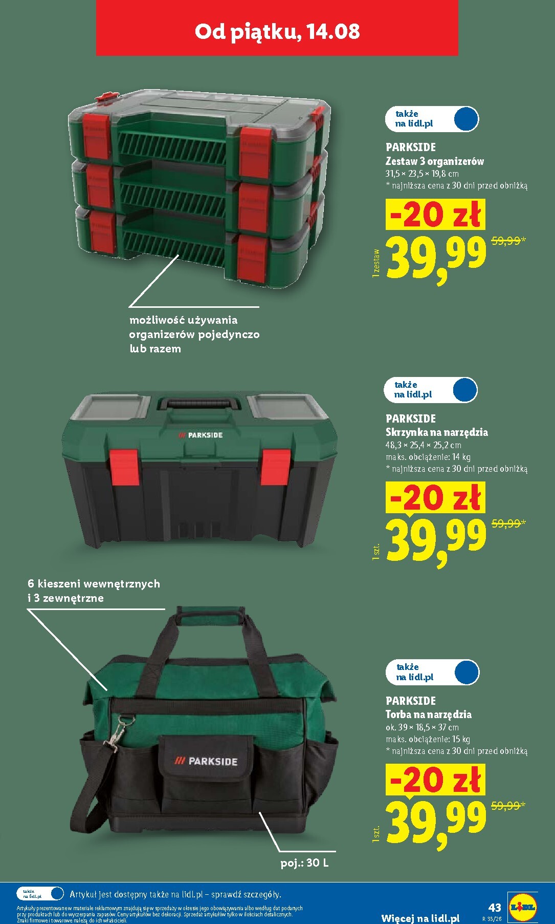 lidl - Nowa gazetka Lidl - Okazje ważna od 10.08.2026 do 14.08.2026 - page: 53