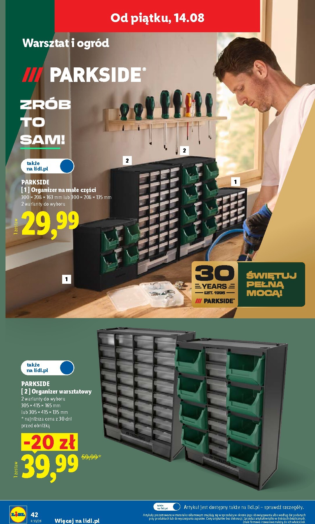 lidl - Nowa gazetka Lidl - Okazje ważna od 10.08.2026 do 14.08.2026 - page: 52