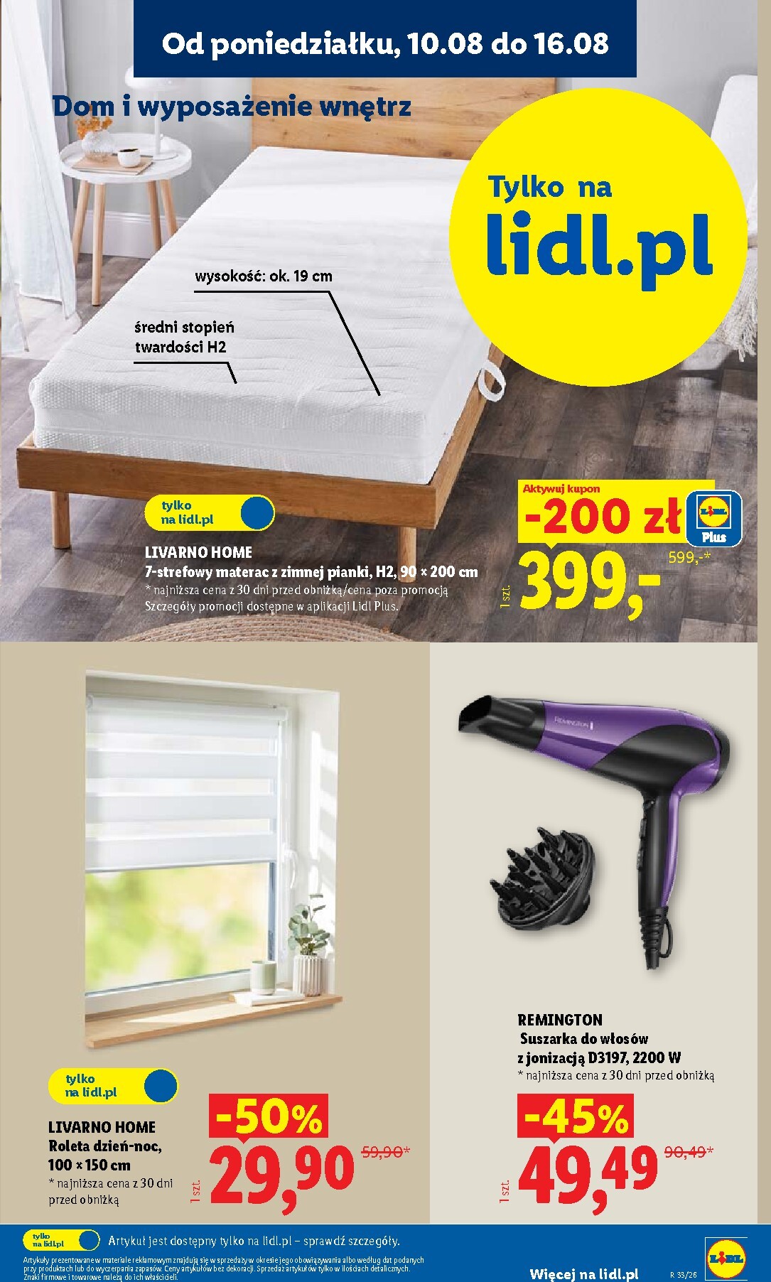 lidl - Nowa gazetka Lidl - Okazje ważna od 10.08.2026 do 14.08.2026 - page: 33