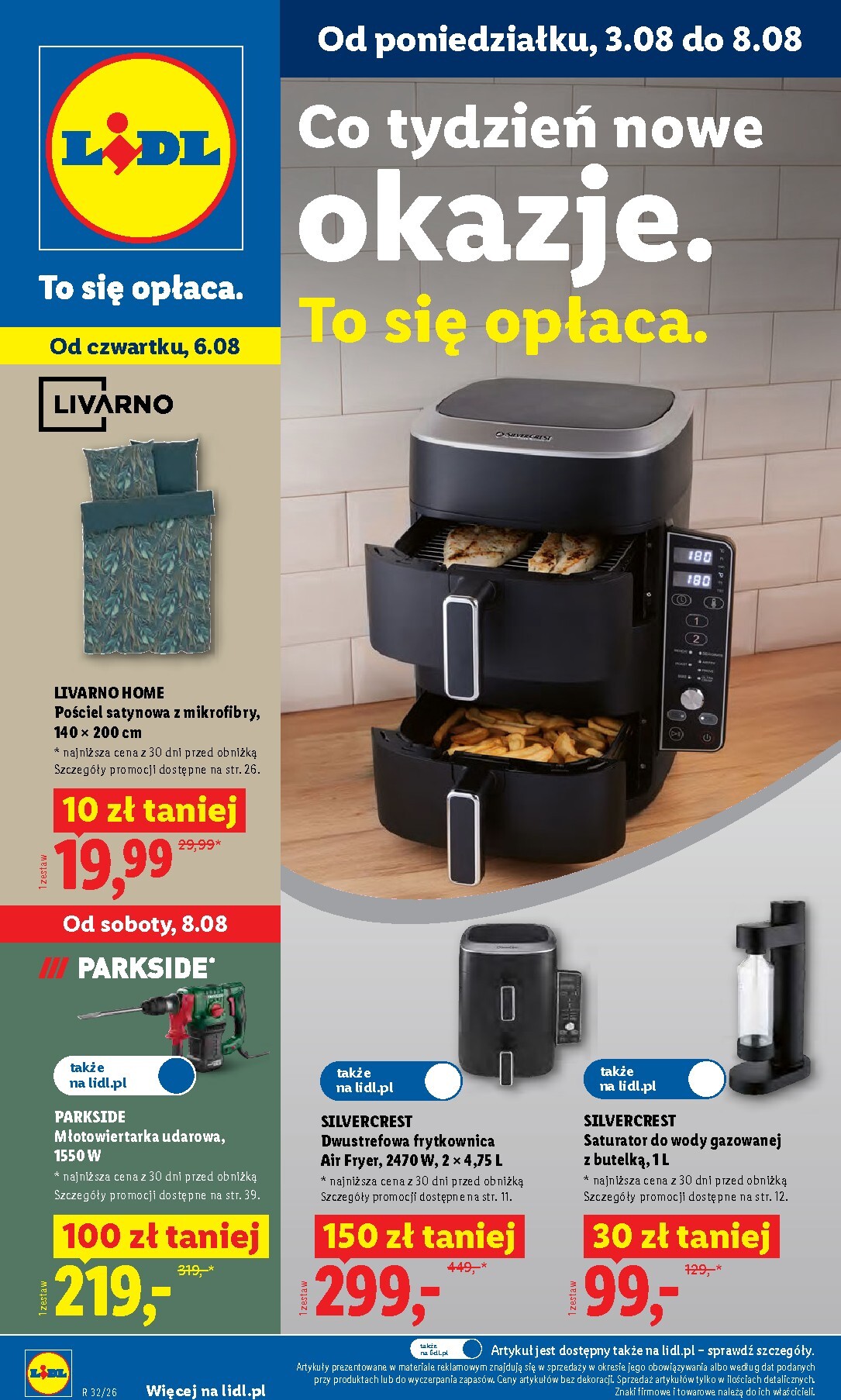 lidl - Aktualna gazetka Lidl - Okazje ważna od 03.08.2026 do 08.08.2026 - page: 1
