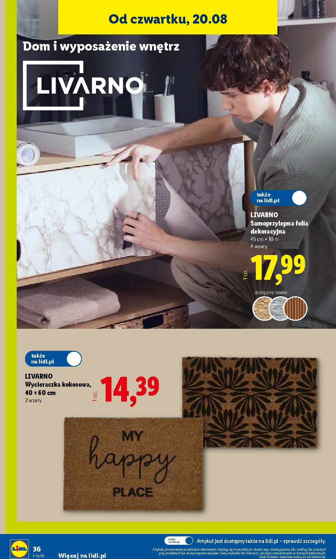 lidl - Aktualna gazetka Lidl - Okazje ważna od 17.08.2026 do 22.08.2026 - page: 50