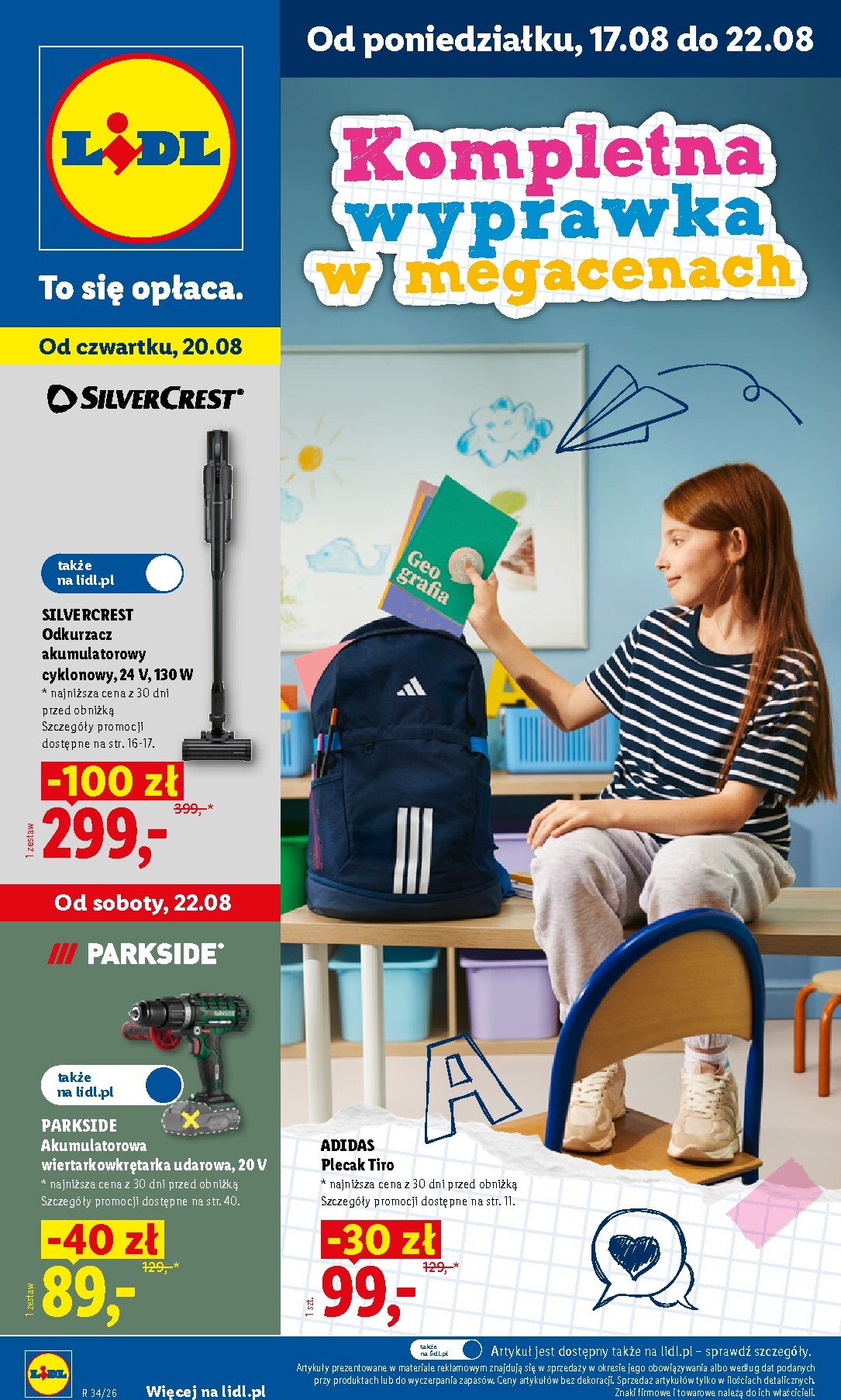 lidl - Aktualna gazetka Lidl - Okazje ważna od 17.08.2026 do 22.08.2026