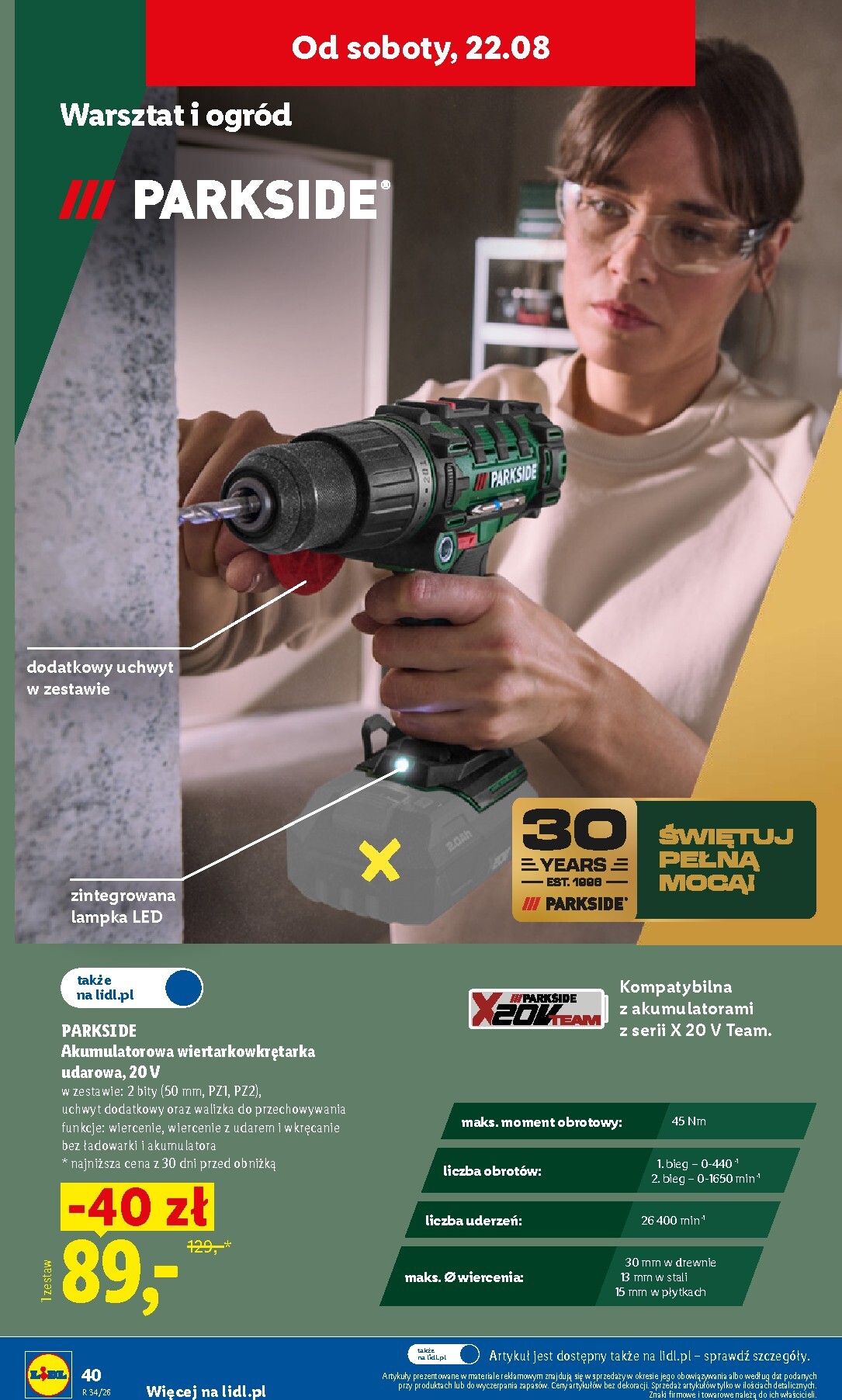 lidl - Aktualna gazetka Lidl - Okazje ważna od 17.08.2026 do 22.08.2026 - page: 54