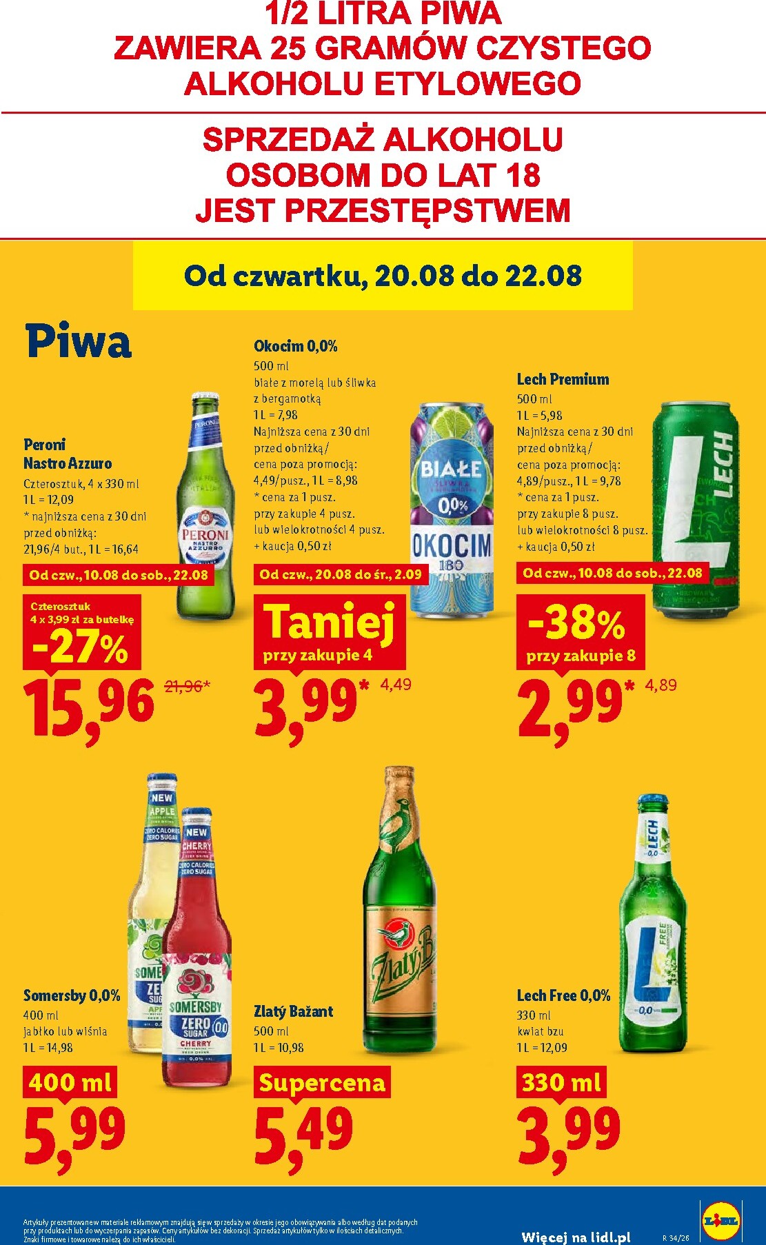 lidl - Aktualna gazetka Lidl ważna od 20.08.2026 do 22.08.2026 - page: 83