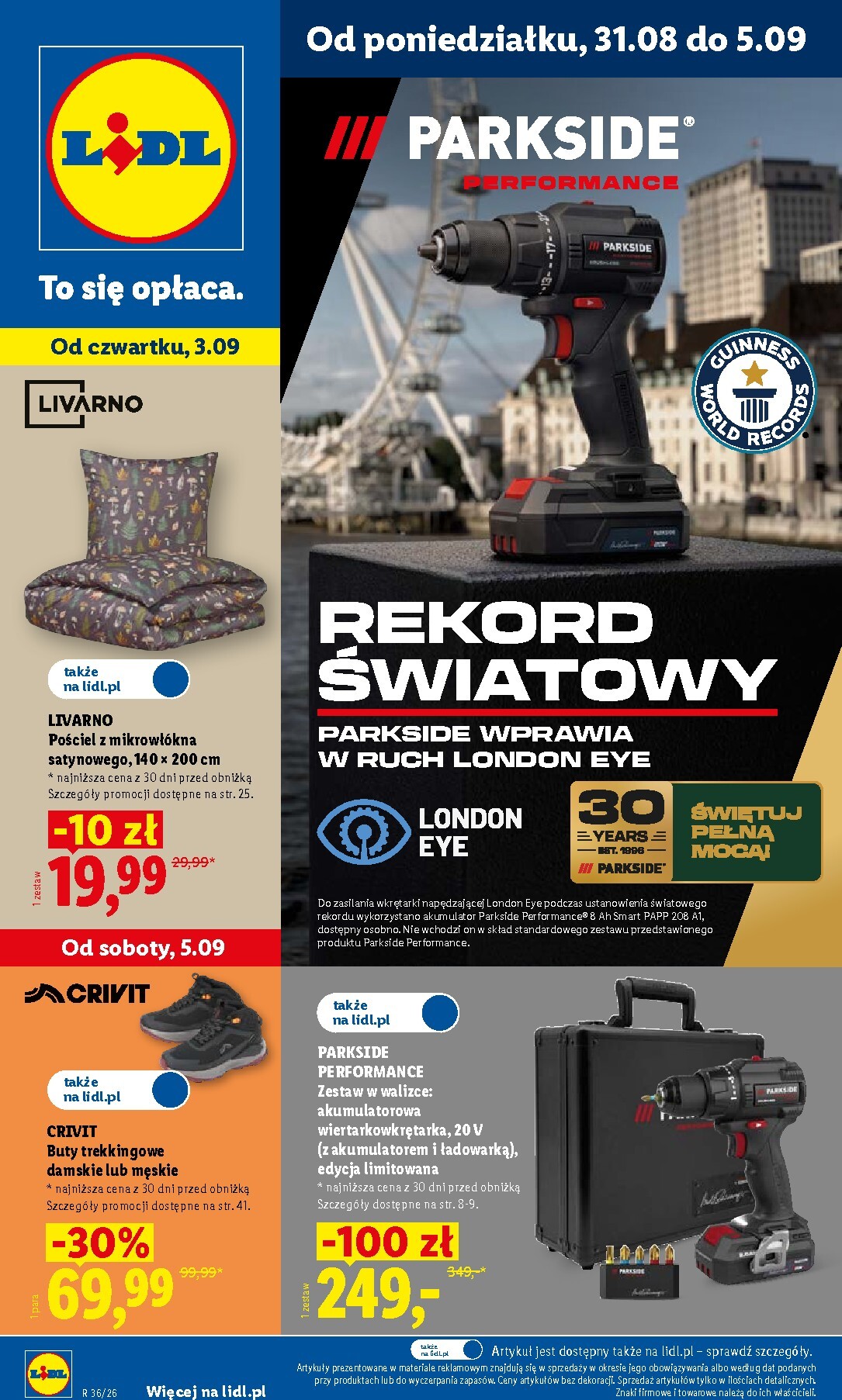 lidl - Aktualna gazetka Lidl - Okazje ważna od 31.08.2026 do 05.09.2026