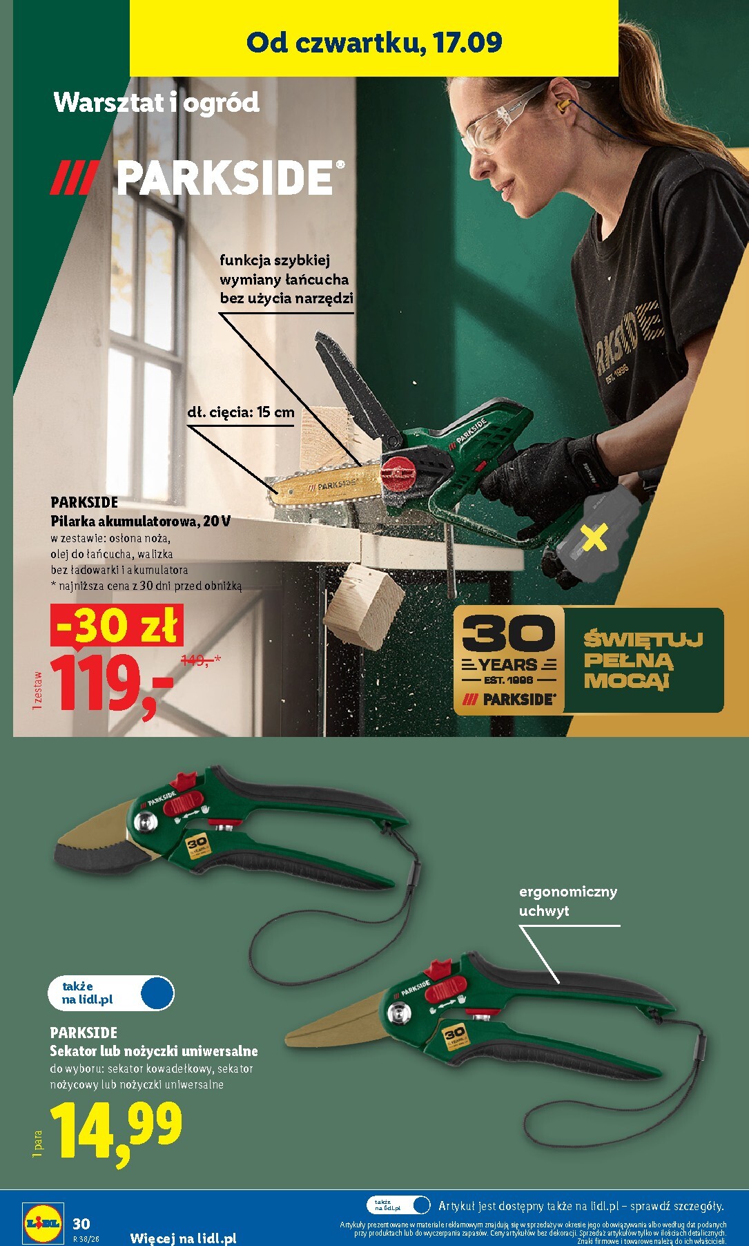 lidl - Nowa gazetka Lidl - Okazje ważna od 14.09.2026 do 19.09.2026 - page: 38