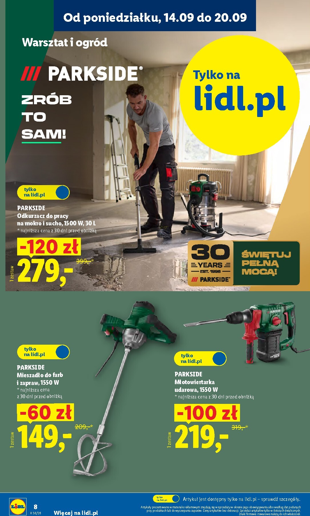 lidl - Nowa gazetka Lidl - Okazje ważna od 14.09.2026 do 19.09.2026 - page: 8
