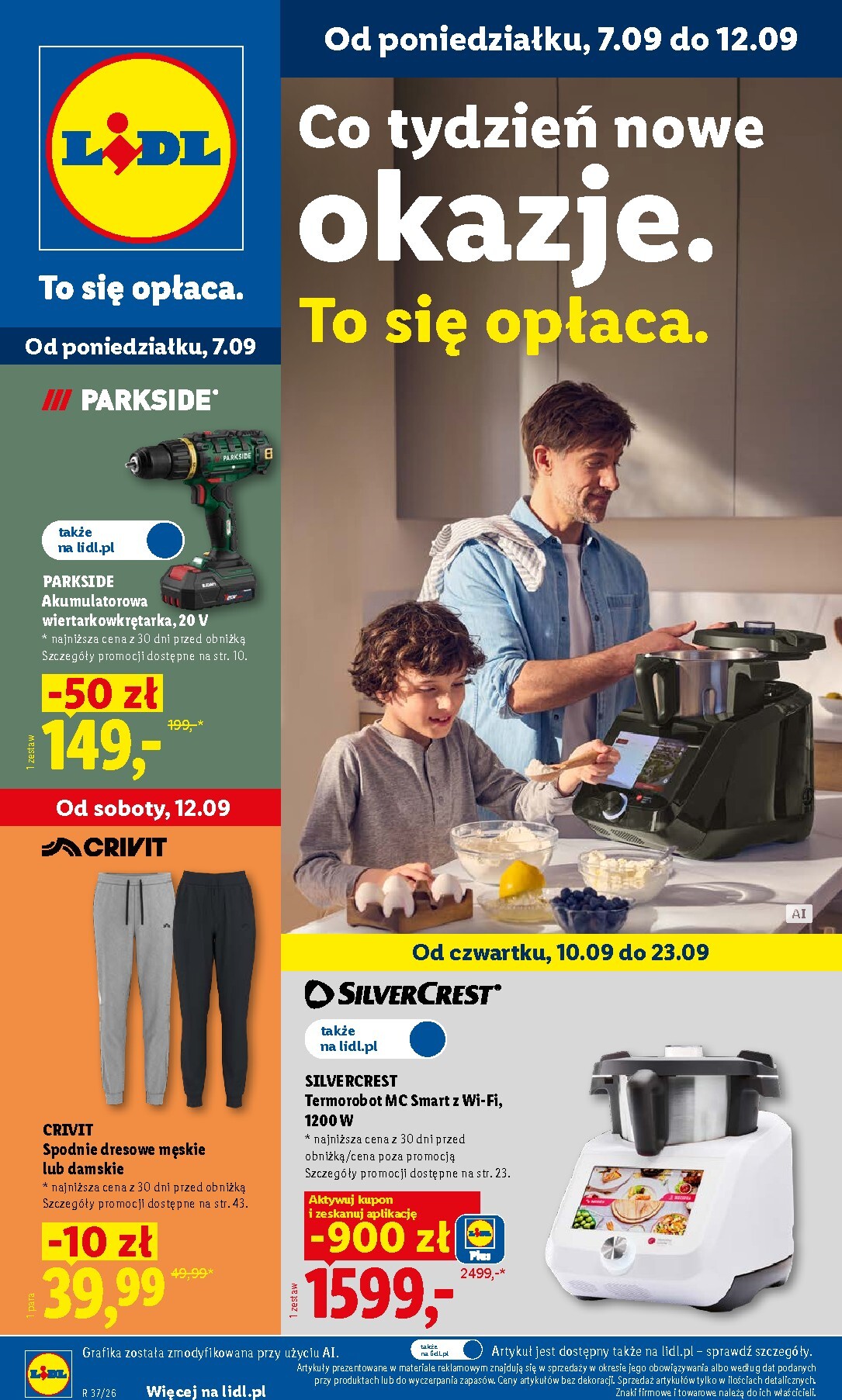lidl - Aktualna gazetka Lidl - Okazje ważna od 07.09.2026 do 12.09.2026