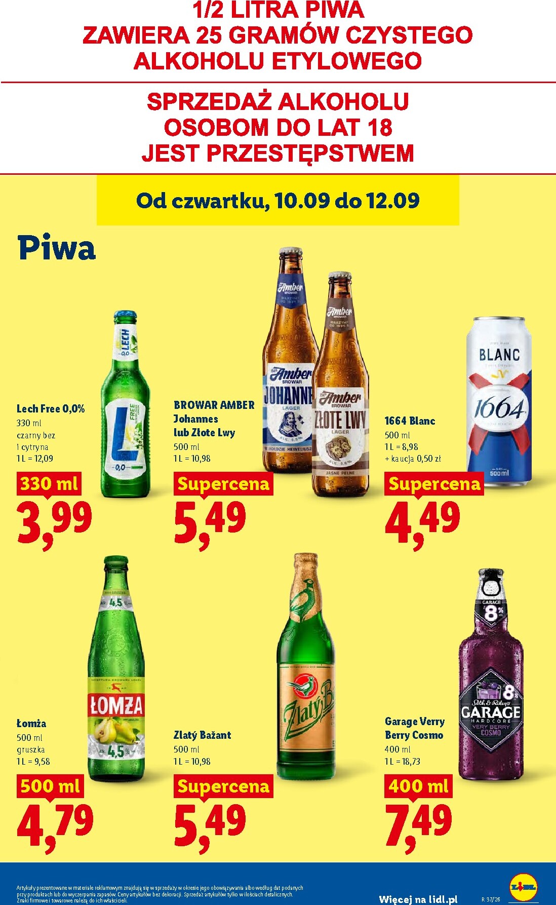 lidl - Aktualna gazetka Lidl ważna od 10.09.2026 do 12.09.2026 - page: 67