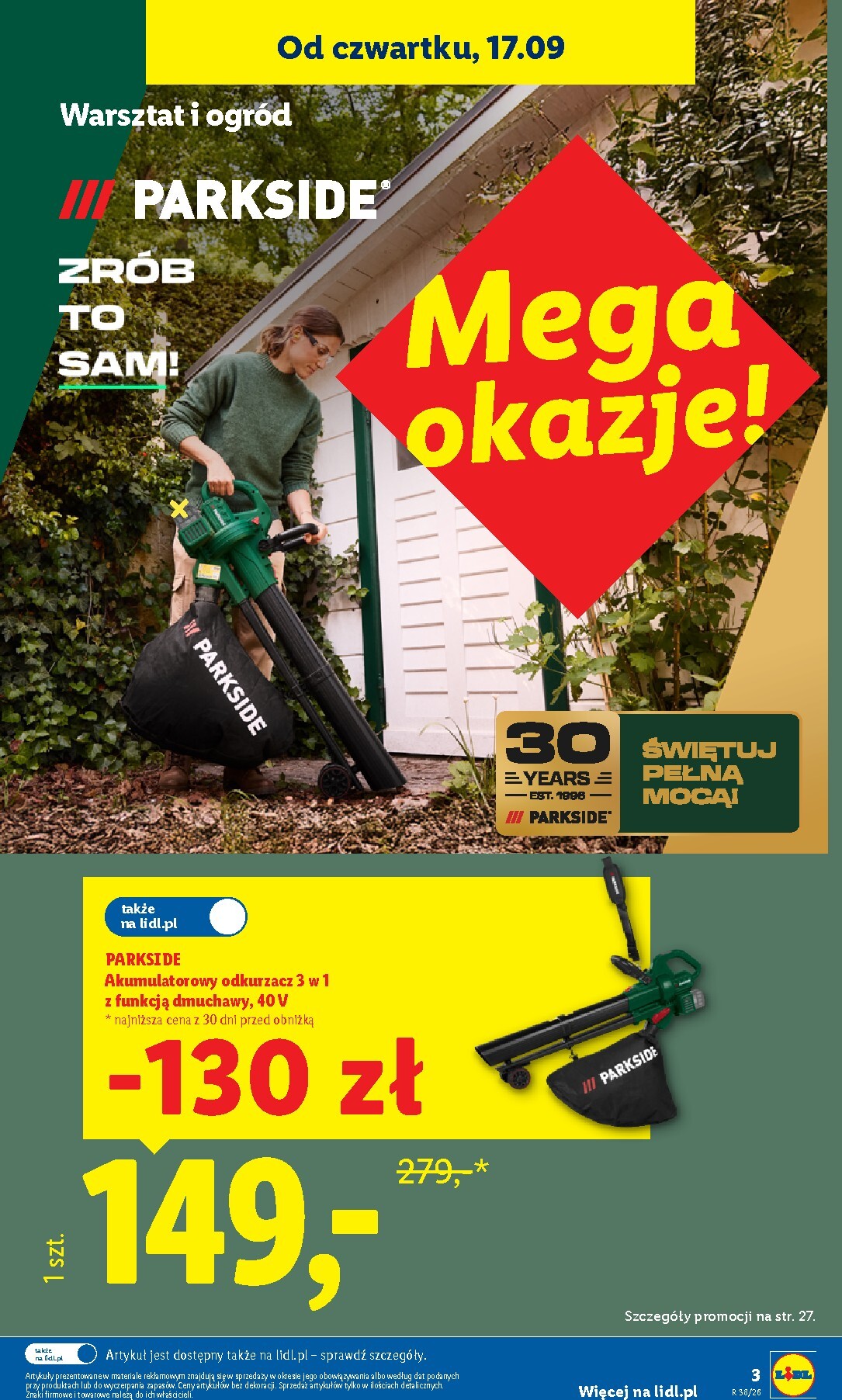 lidl - Aktualna gazetka Lidl - Okazje ważna od 14.09.2026 do 19.09.2026 - page: 3