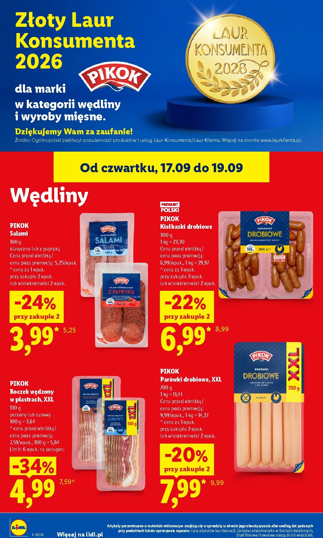 lidl - Nowa gazetka Lidl ważna od 17.09.2026 do 19.09.2026 - page: 56