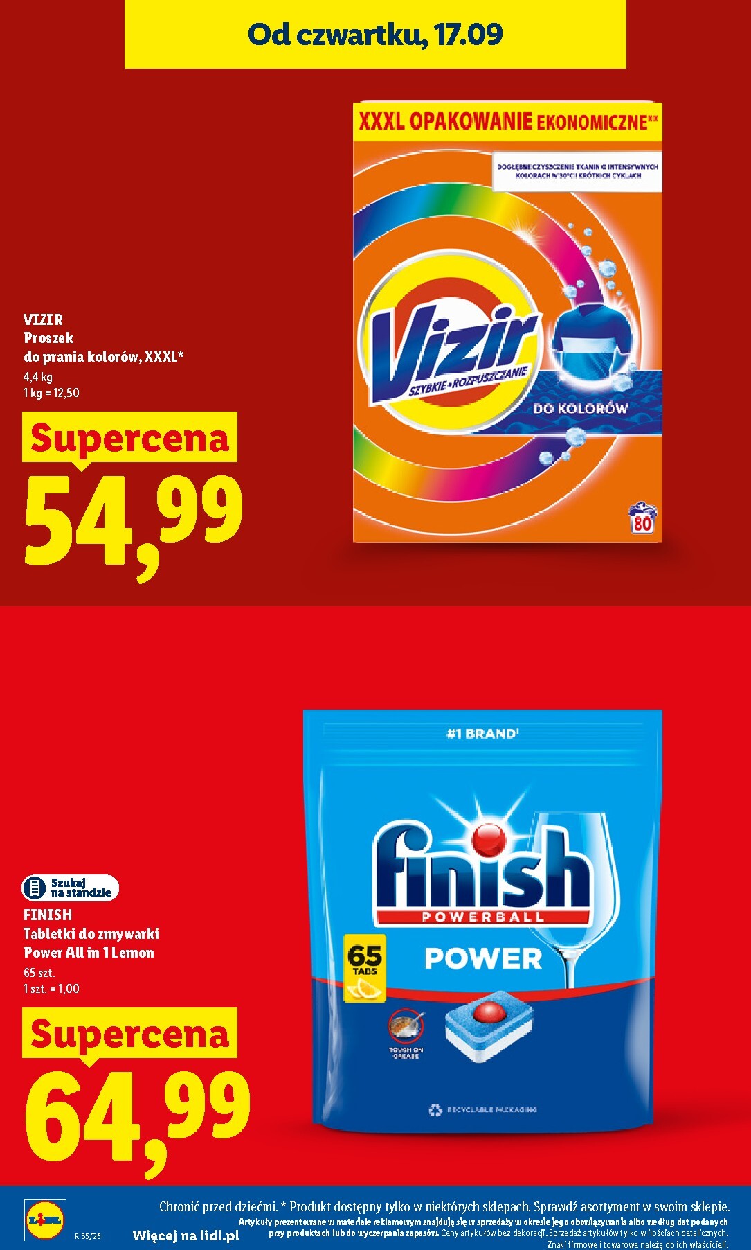 lidl - Nowa gazetka Lidl ważna od 17.09.2026 do 19.09.2026 - page: 34