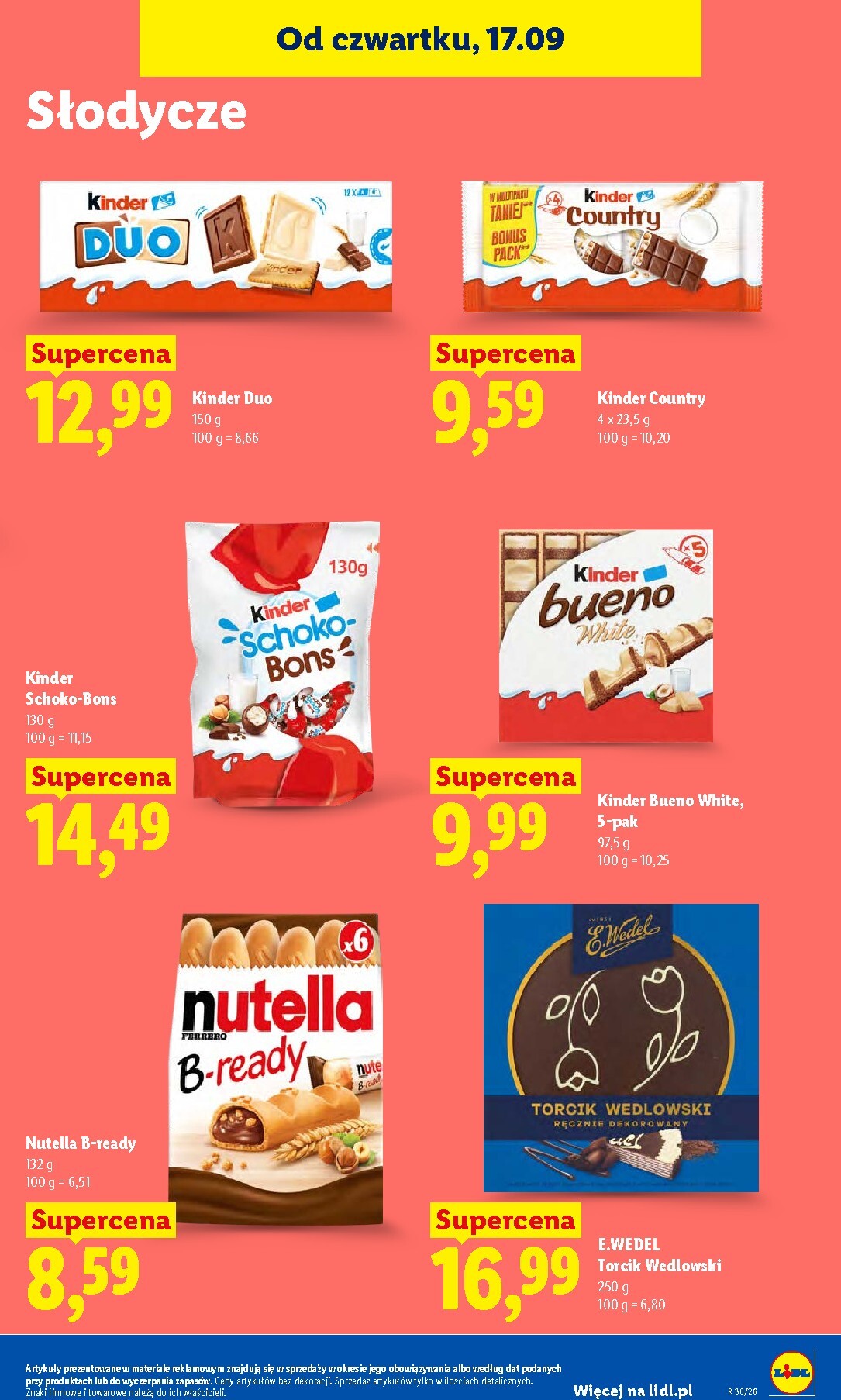 lidl - Nowa gazetka Lidl ważna od 17.09.2026 do 19.09.2026 - page: 73
