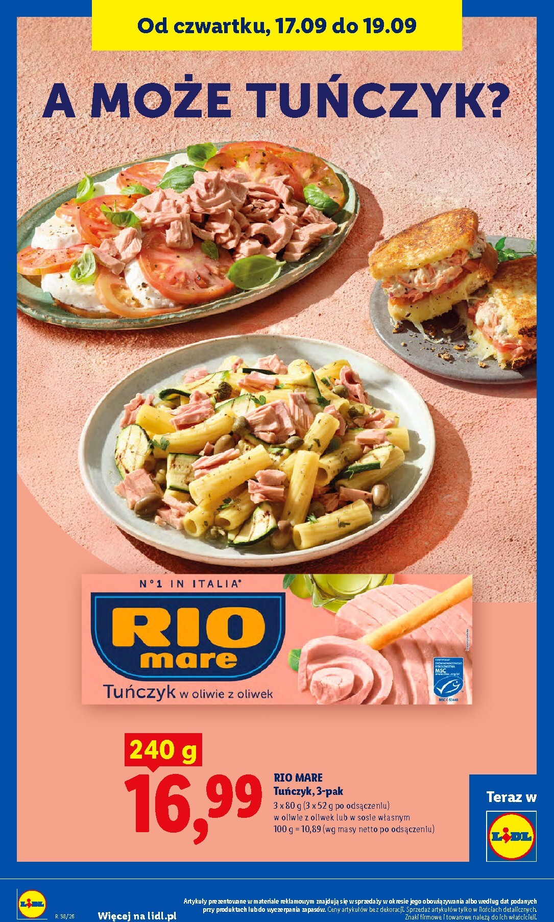 lidl - Aktualna gazetka Lidl ważna od 17.09.2026 do 19.09.2026 - page: 62