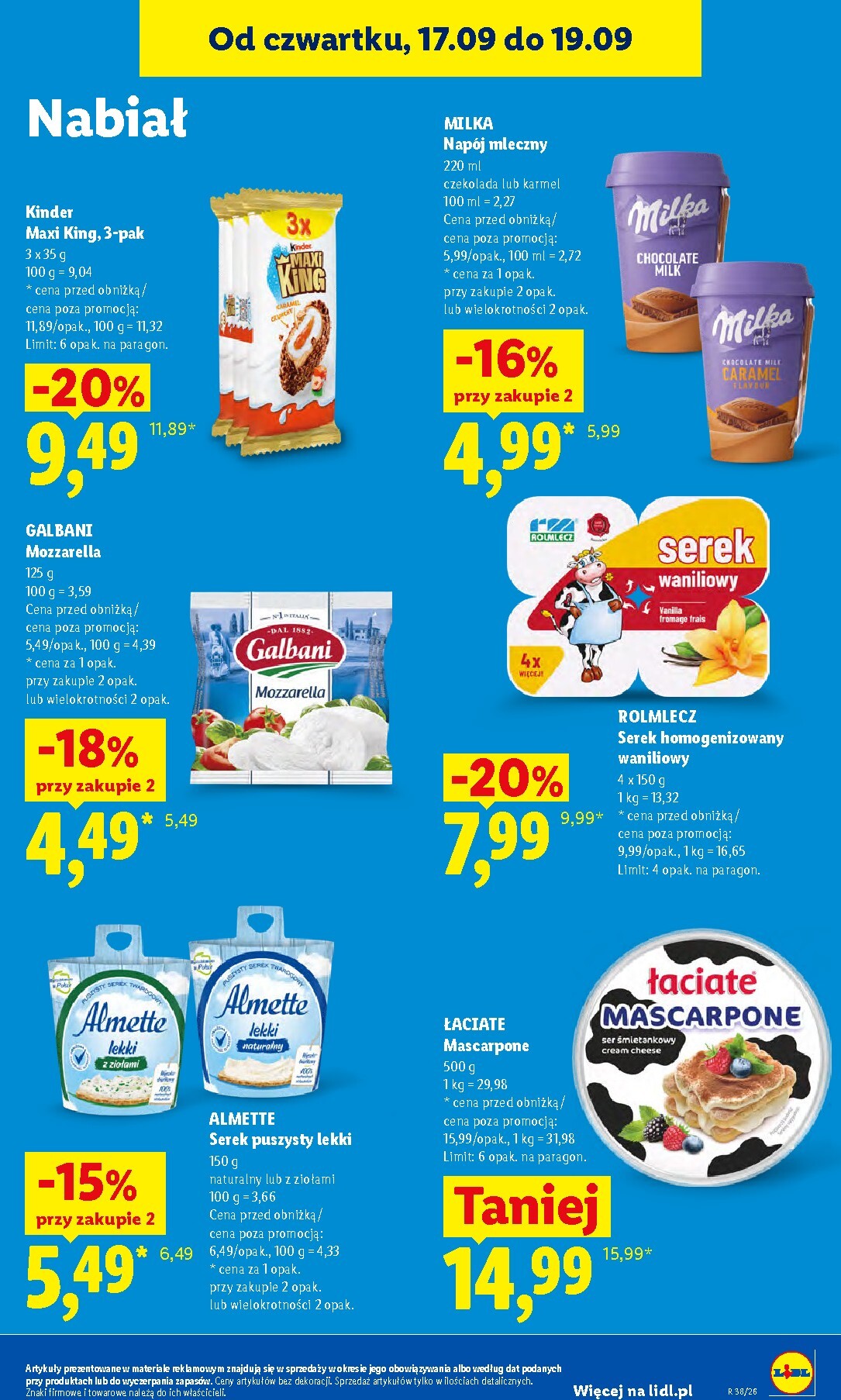 lidl - Aktualna gazetka Lidl ważna od 17.09.2026 do 19.09.2026 - page: 59