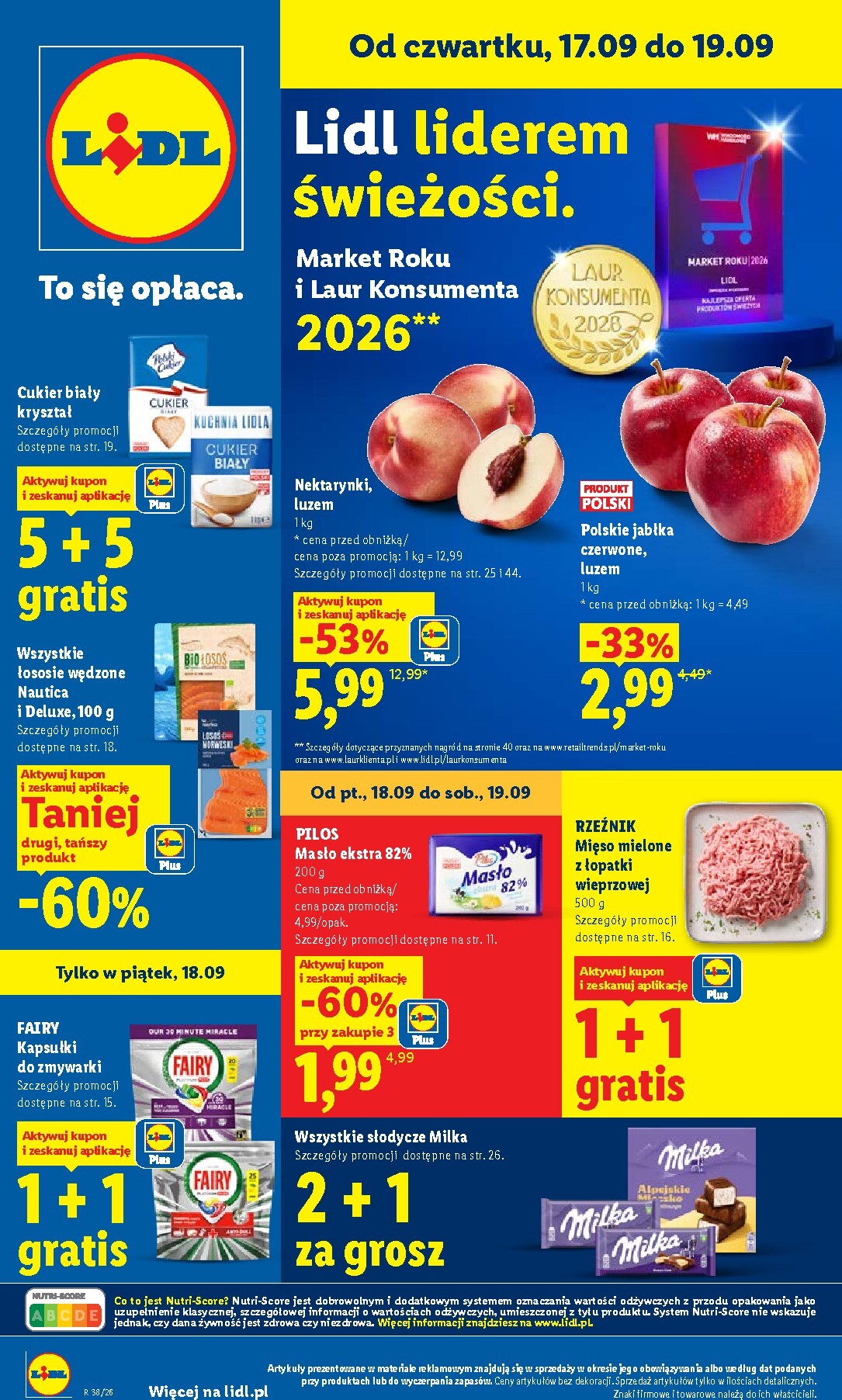 lidl - Aktualna gazetka Lidl ważna od 17.09.2026 do 19.09.2026 - page: 1